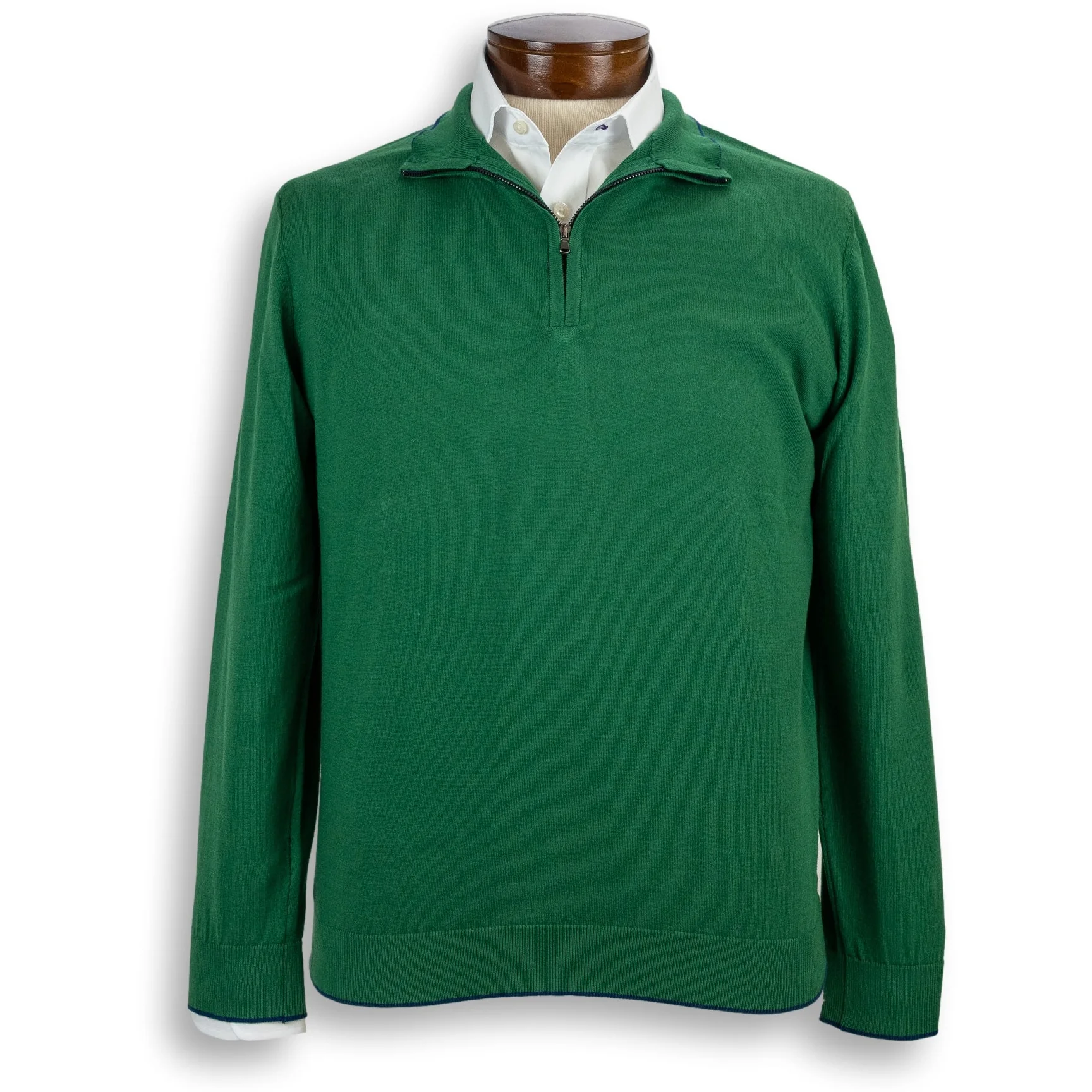 1/4 Zip 100% Cotton Cardigan - Image 3