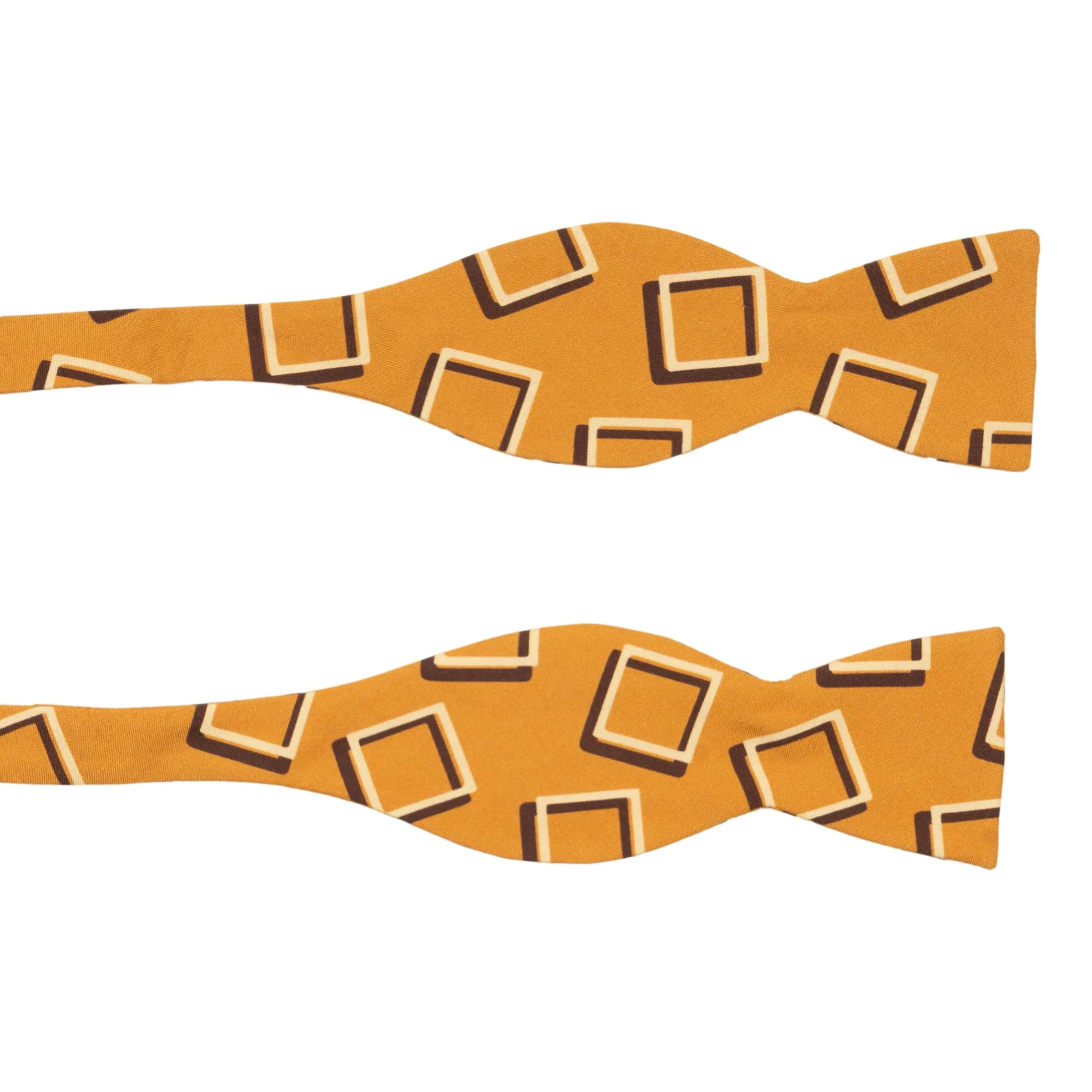 3D Box Pattern Silk Bow Tie - Image 2