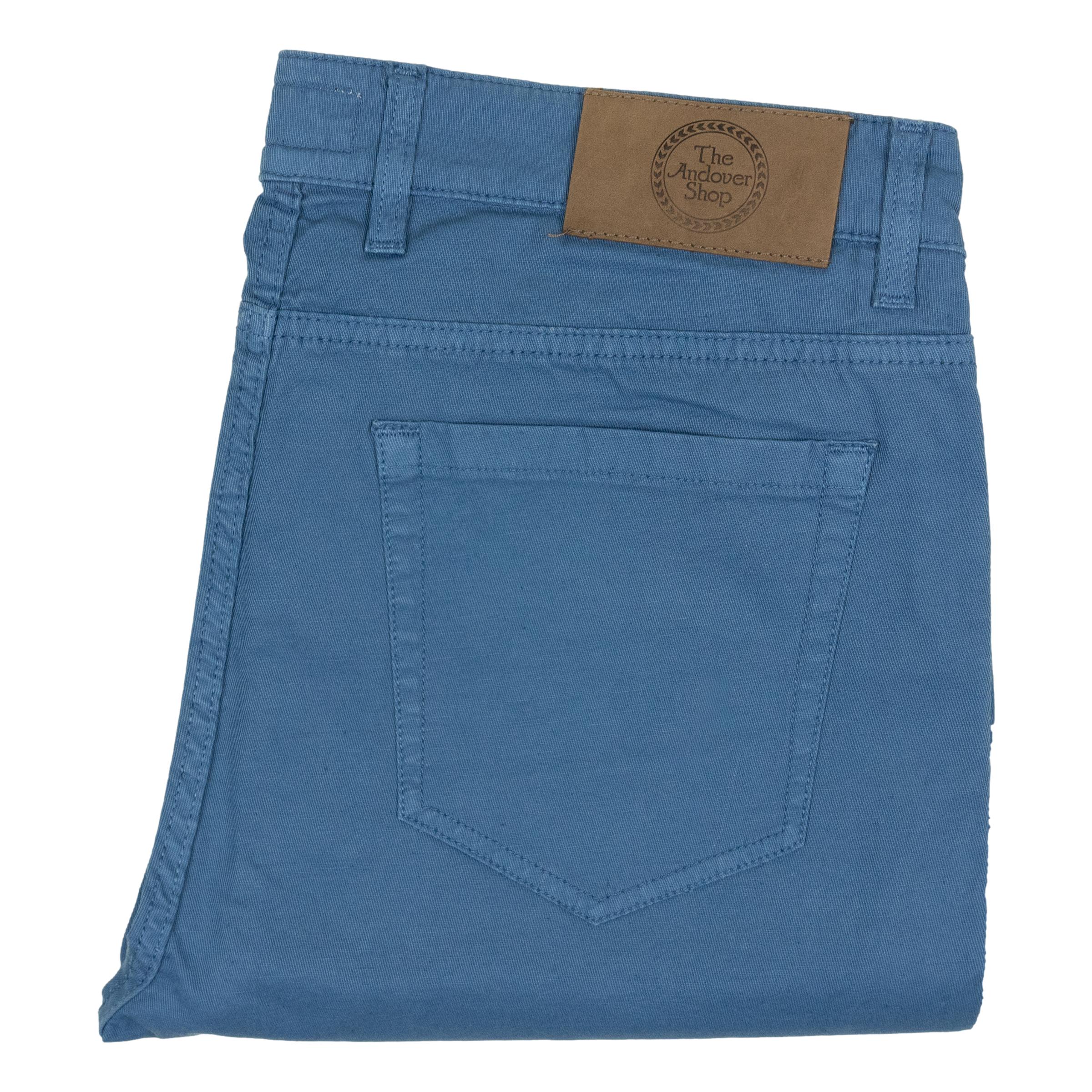 5-Pocket Linen and Cotton Blend Trouser - Image 3