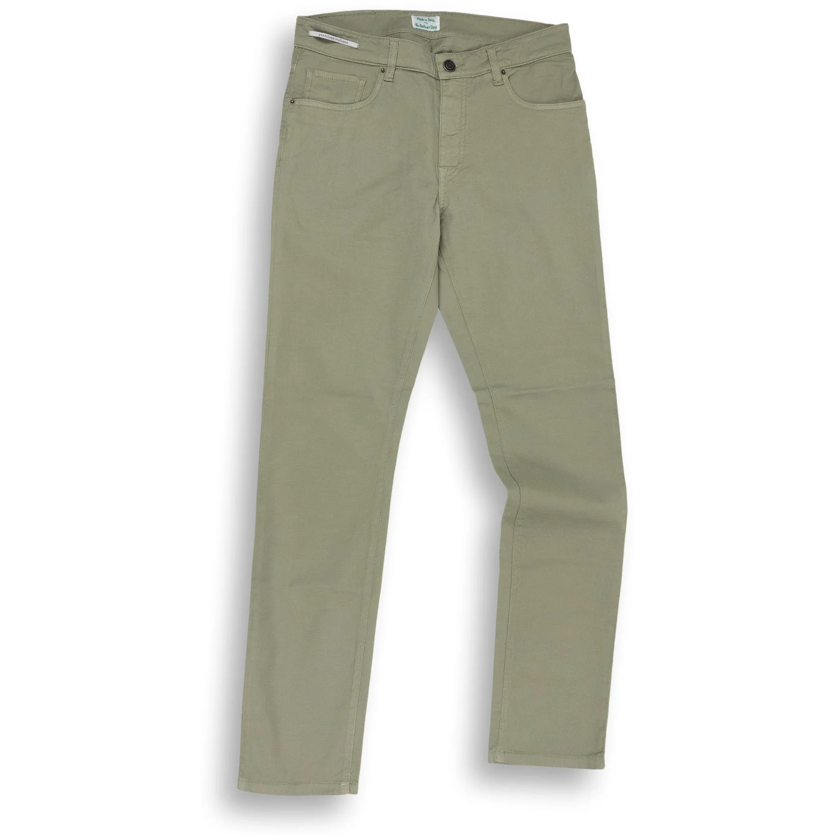 5-Pocket Linen and Cotton Blend Trouser - Image 4