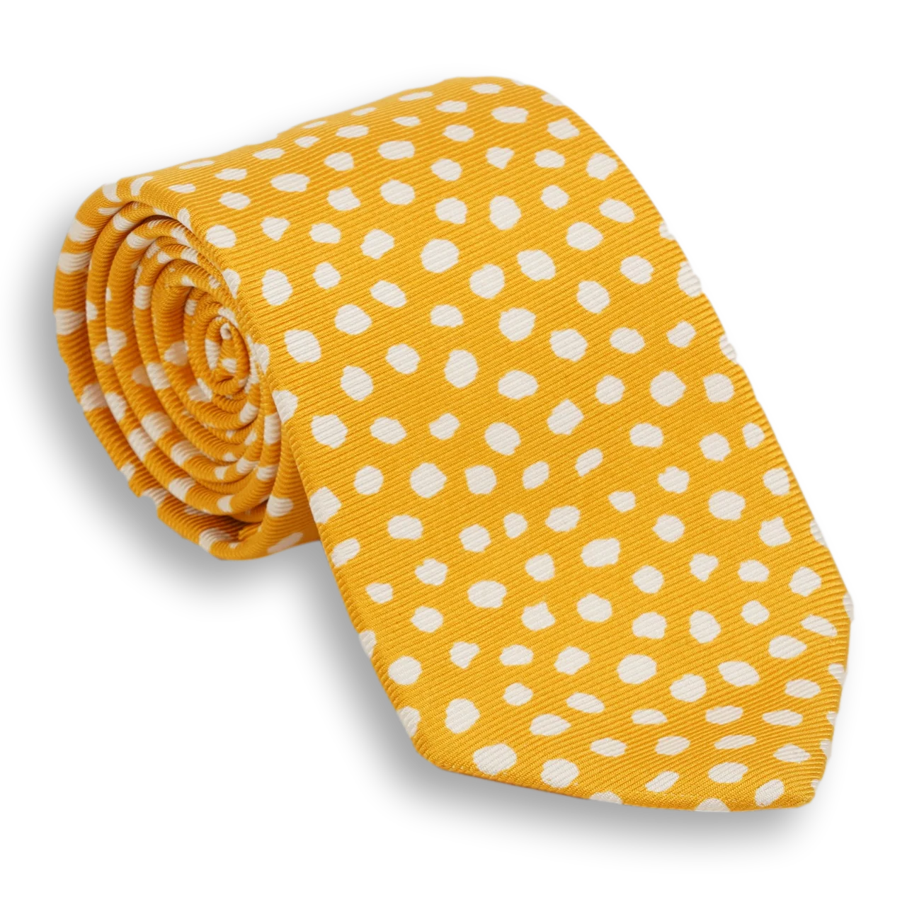 Abstract Dots Silk Tie - Image 4