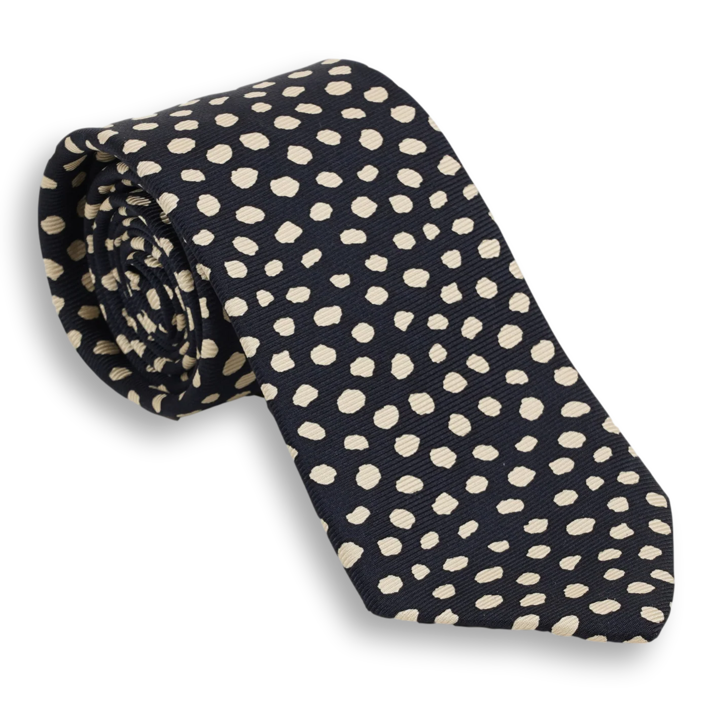 Abstract Dots Silk Tie - Image 5