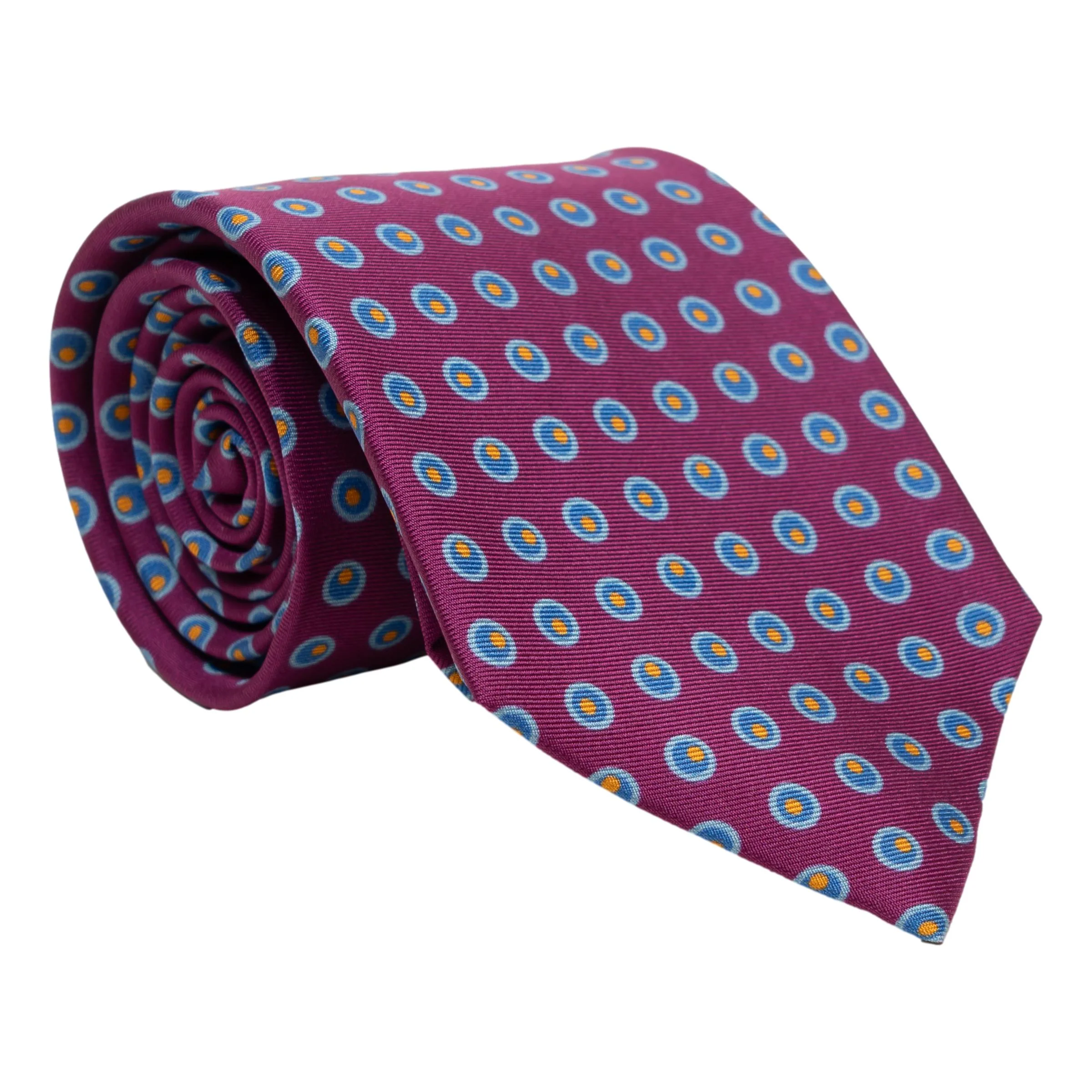 Abstract Dotted Silk Tie - Image 4