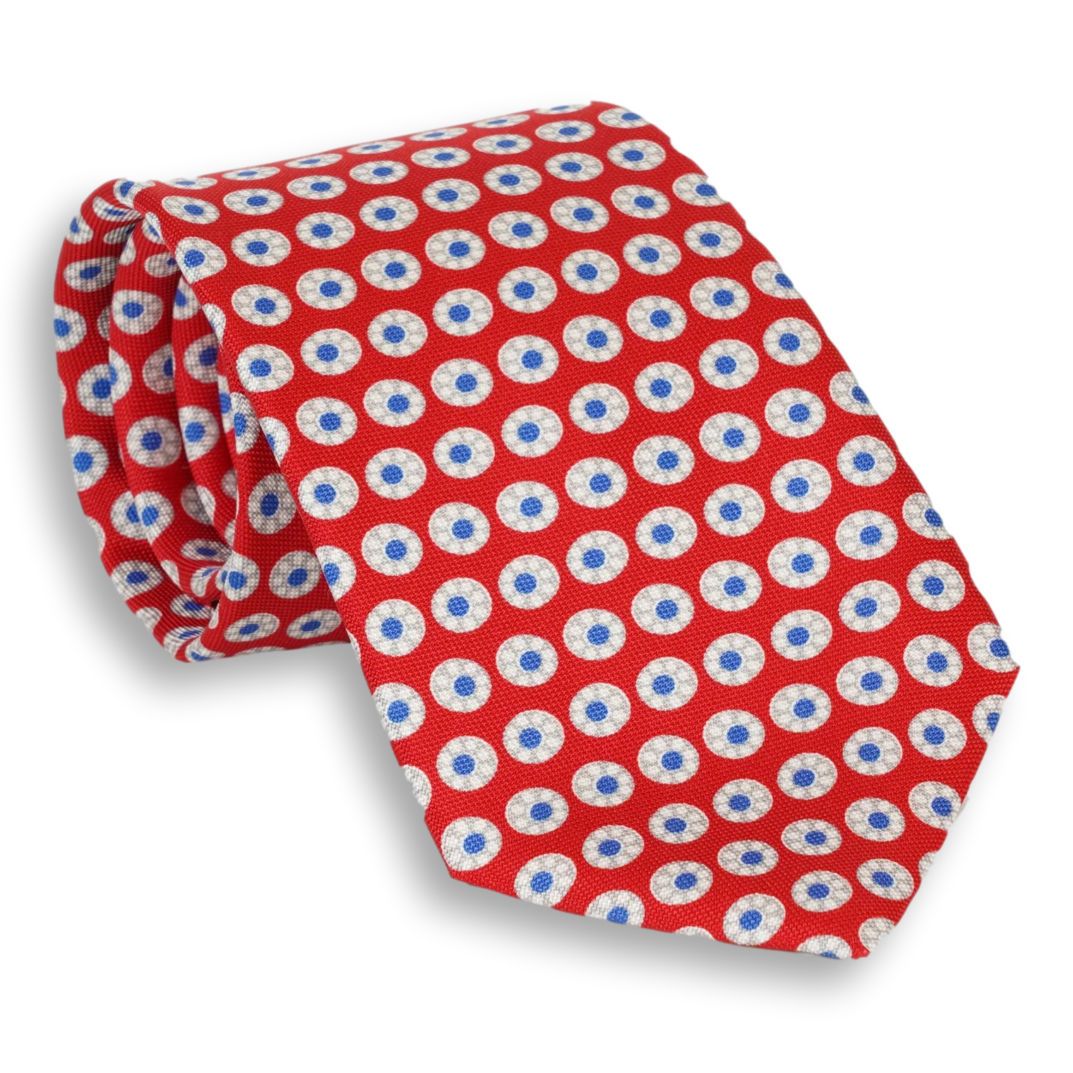Abstract Flowers Neat Silk Tie - Image 3