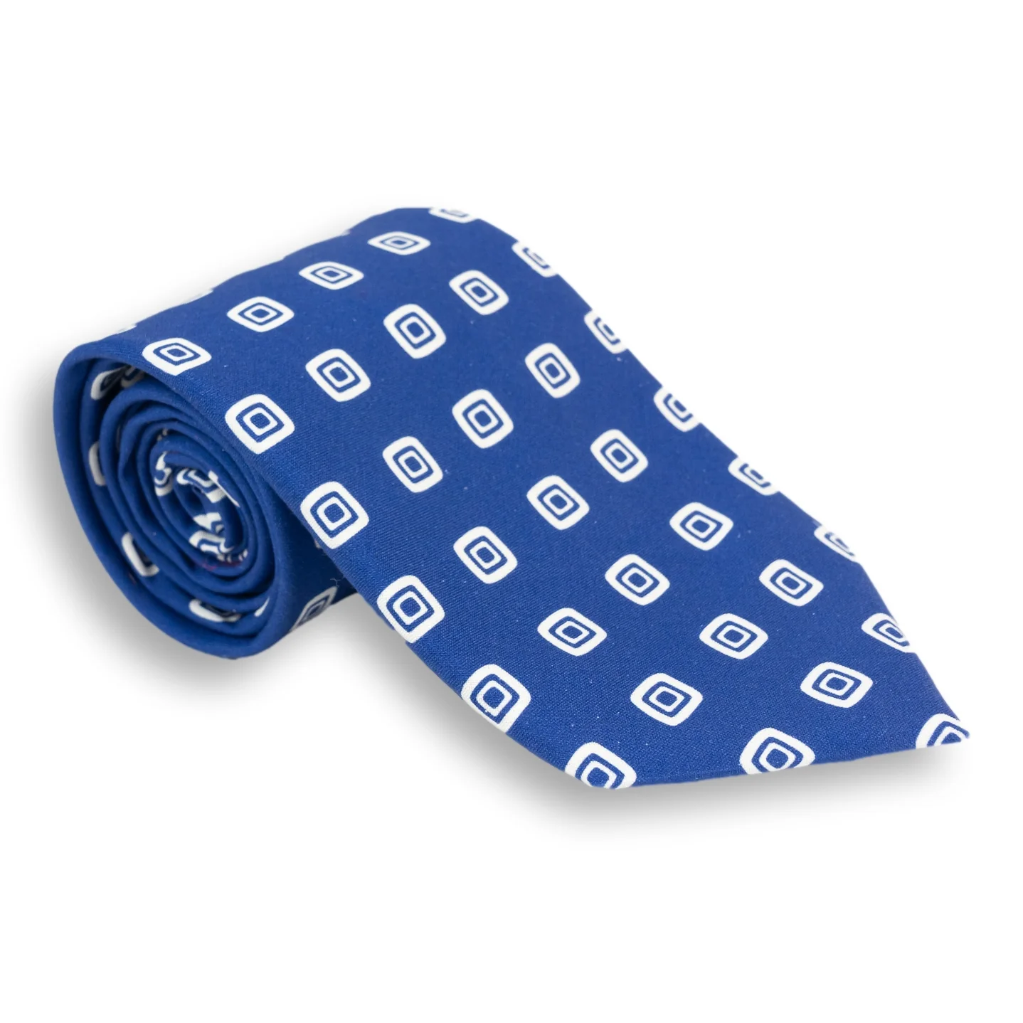 Abstract Multi-Square Silk Print Tie - Image 2