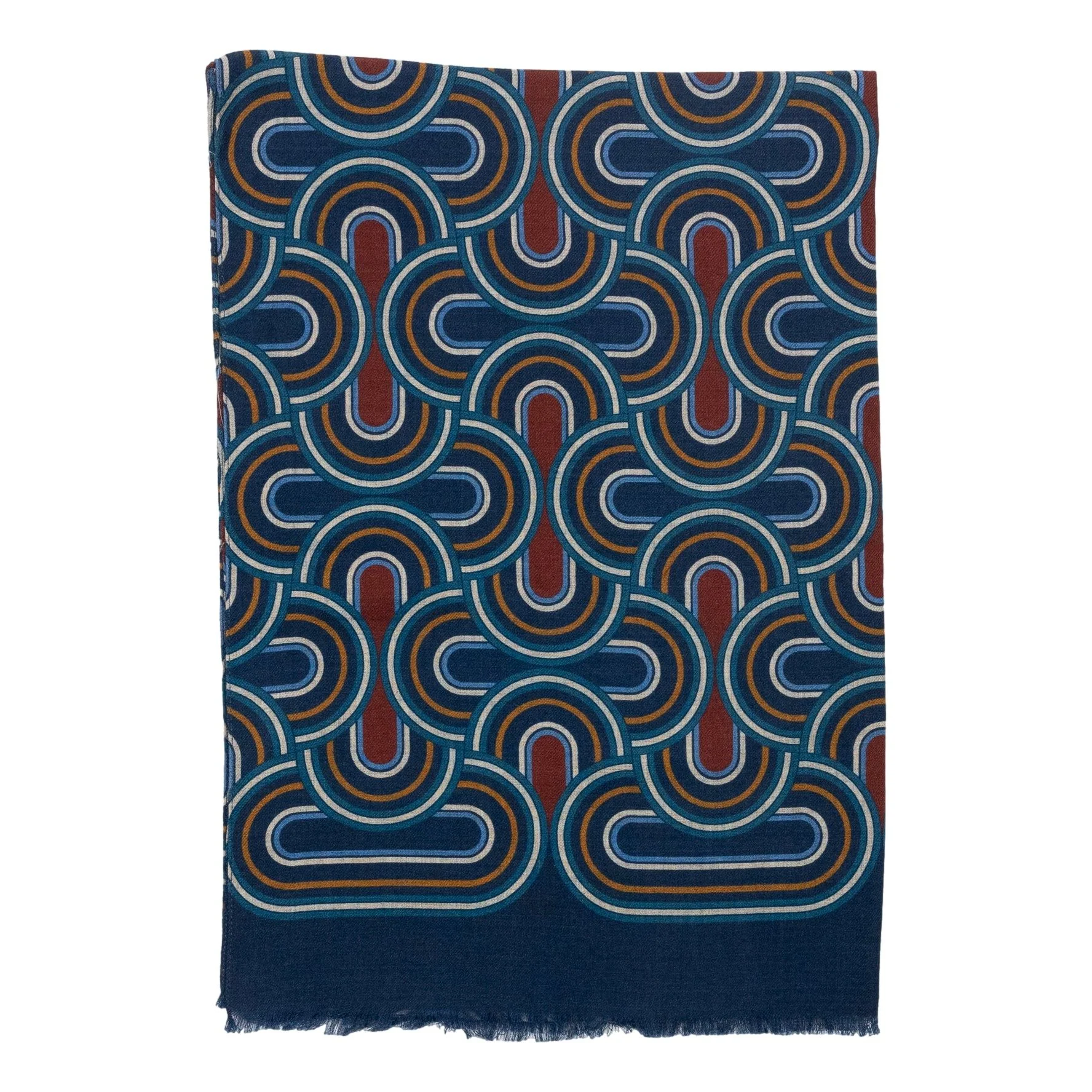 Abstract Roma Wool Scarf - Image 6