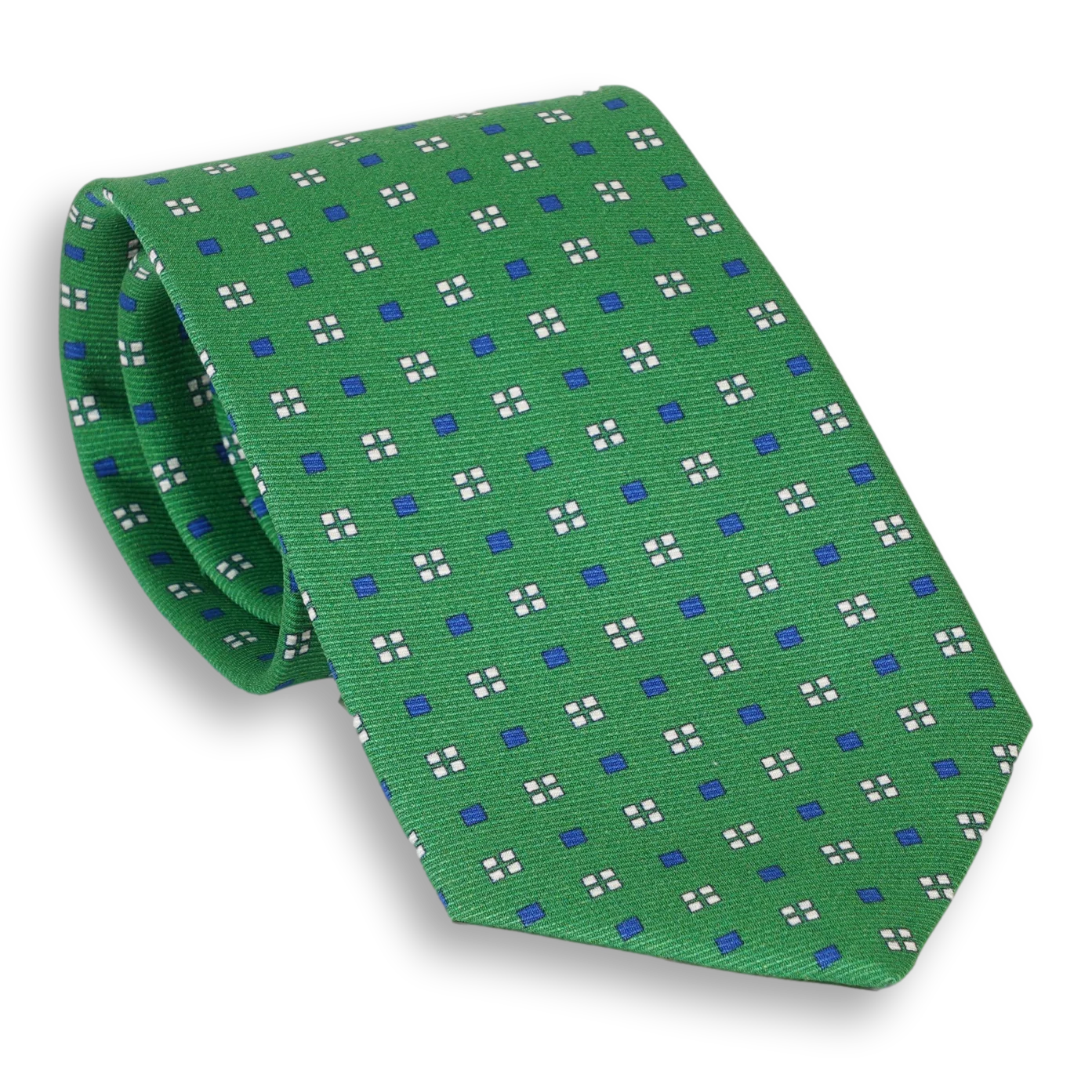 Alternating Squares Neat Silk Tie - Image 3