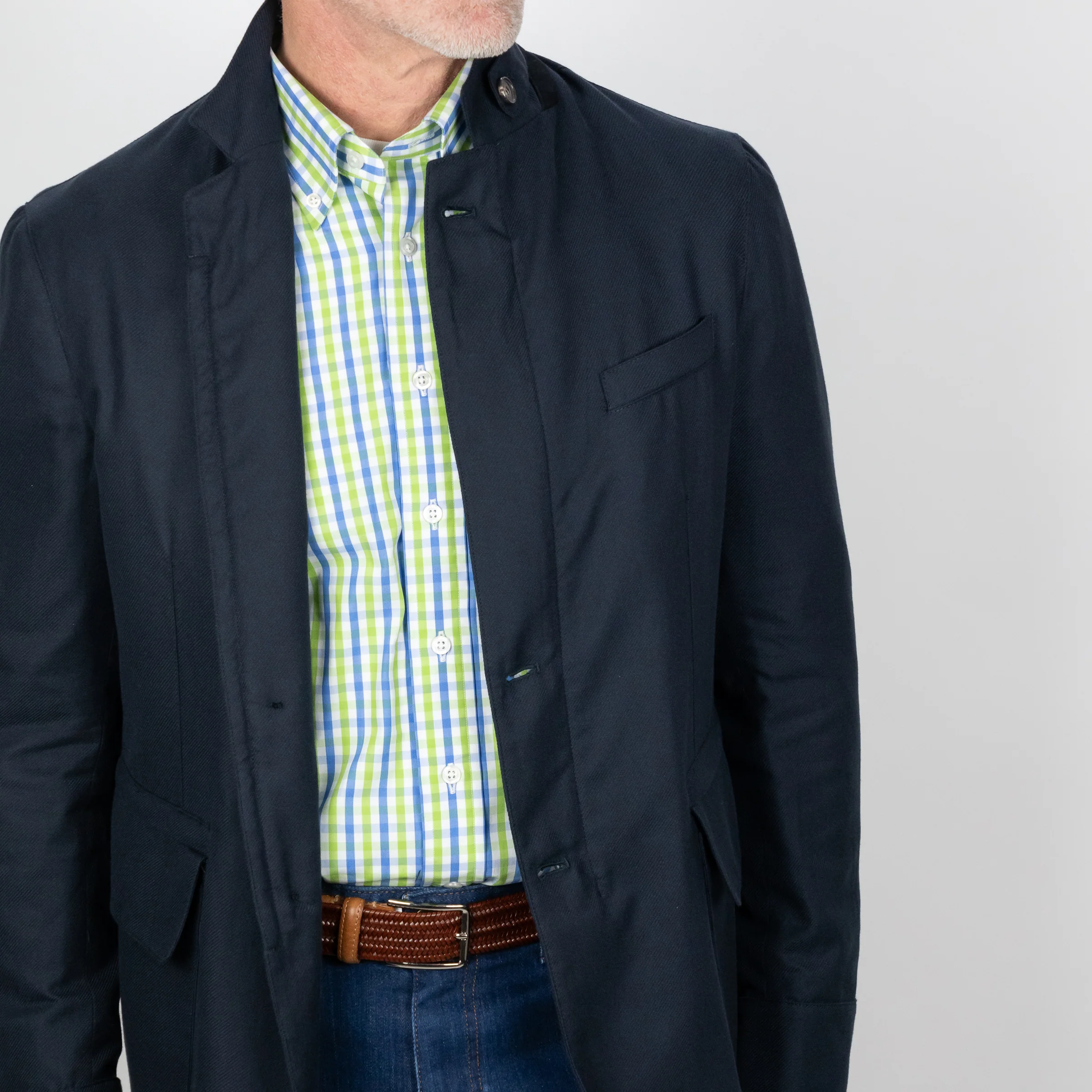Amarone Cotton, Cashmere, Silk Travel Blazer - Image 3