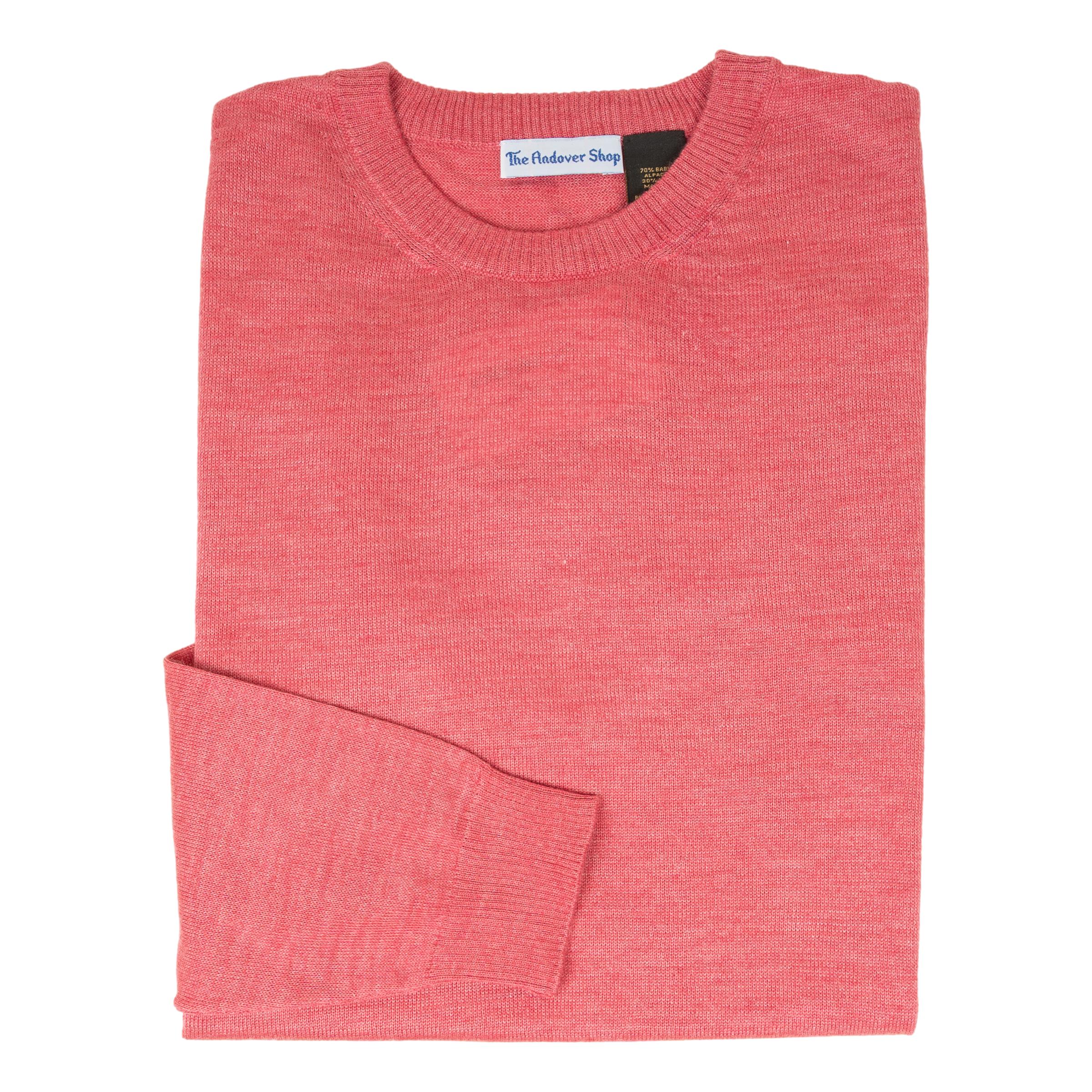 Baby Alpaca and Silk Crew Neck Sweater - Image 3