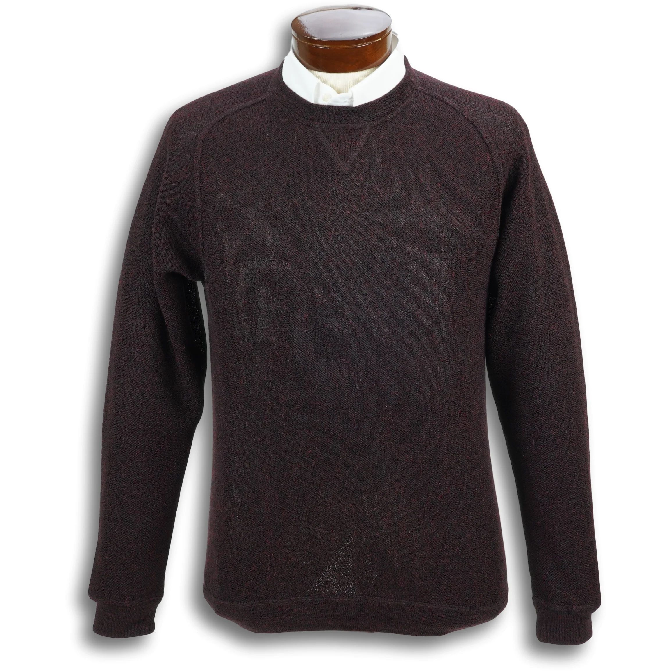 Baby Alpaca Crew Neck Jersey Sweater - Image 4