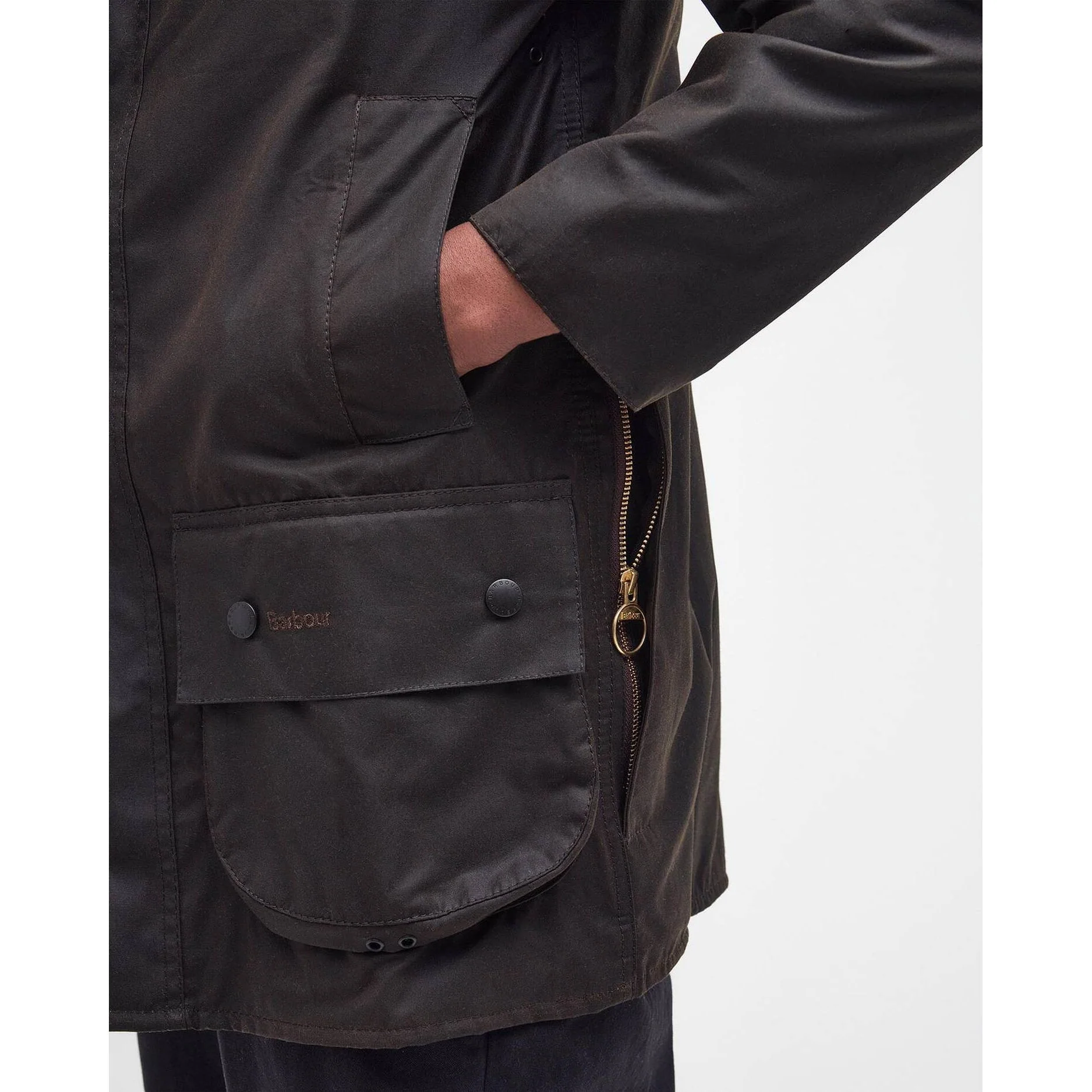 Barbour Classic Beaufort Waxed Jacket - Image 3