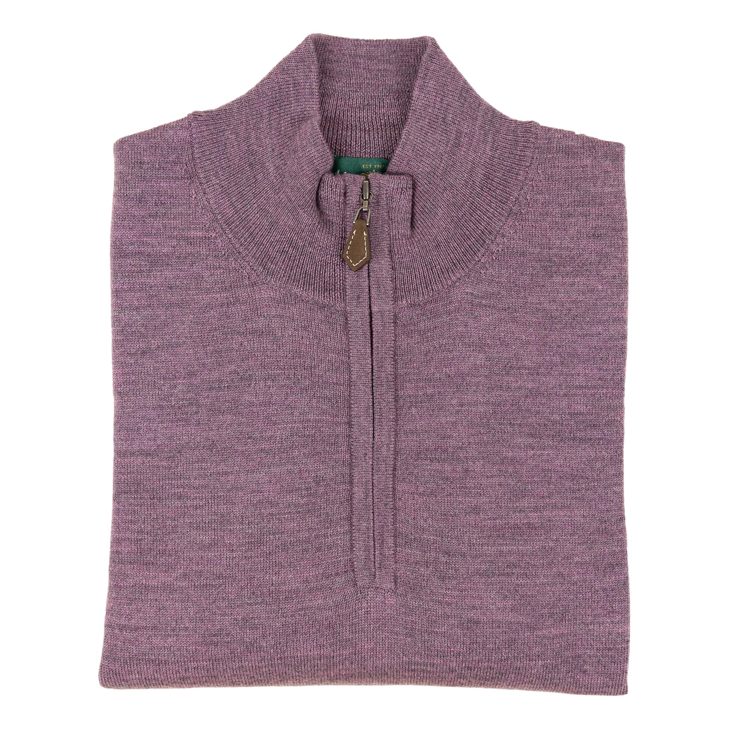 Barton Merino Wool Quarter Zip Sweater - Image 4