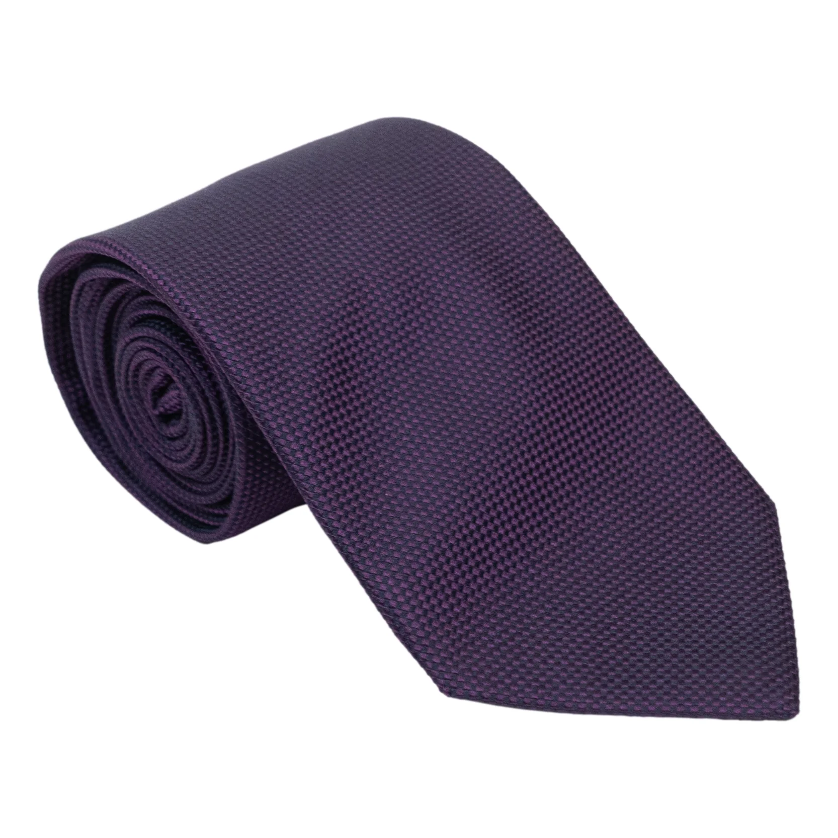 Basket Weave Iridescent Silk Tie - Image 10