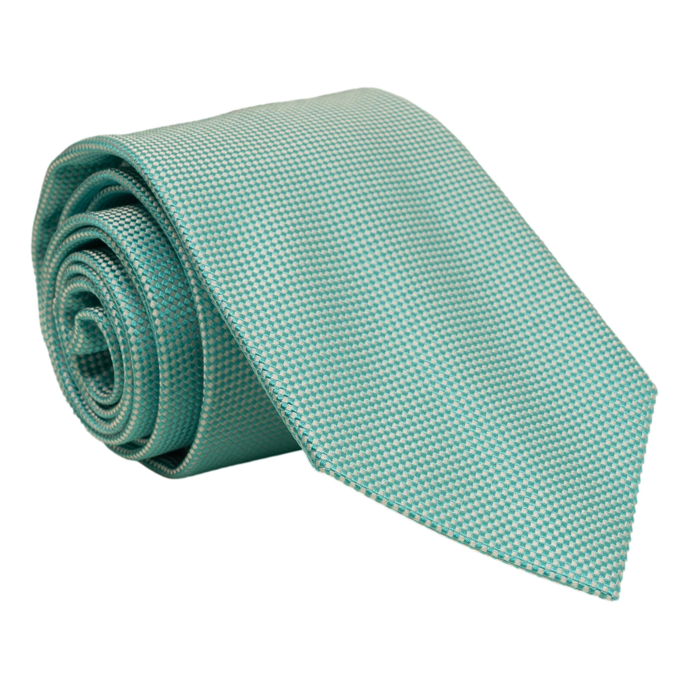 Basket Weave Iridescent Silk Tie - Image 13