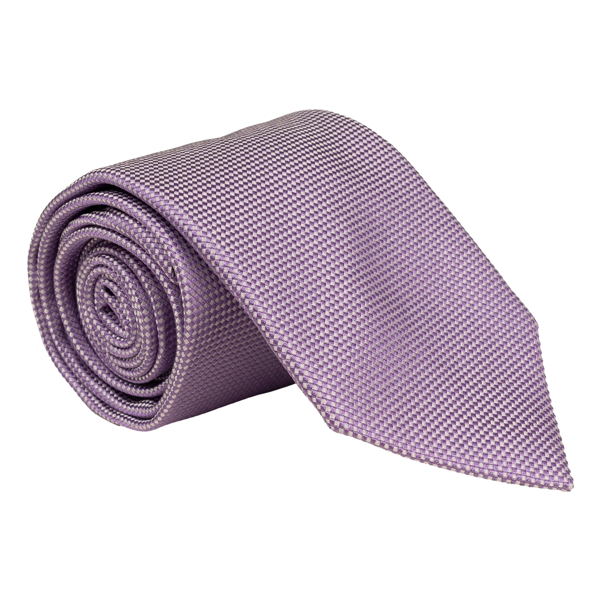 Basket Weave Iridescent Silk Tie - Image 2