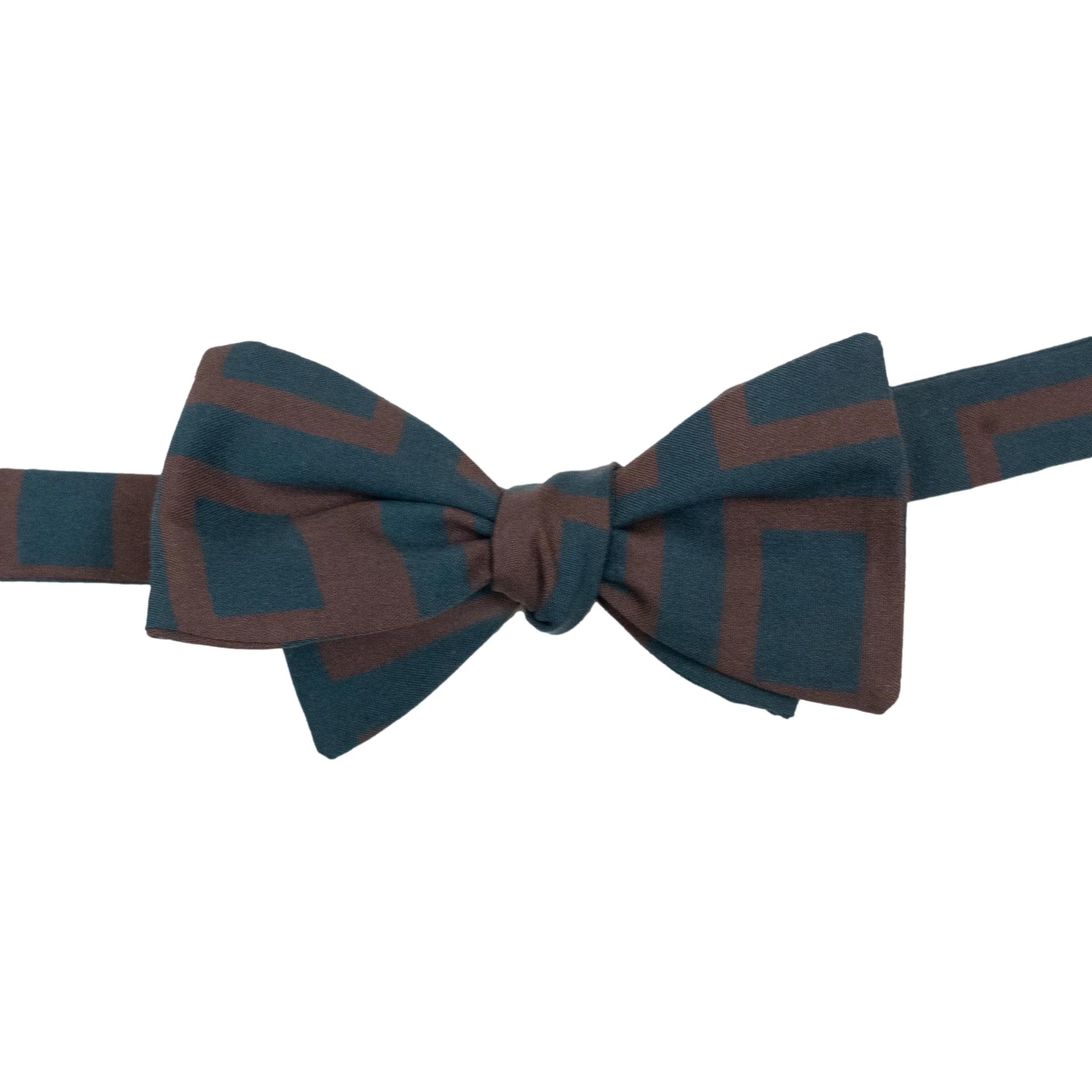 Bexley Motif Patterned Silk Bow Tie - Image 3