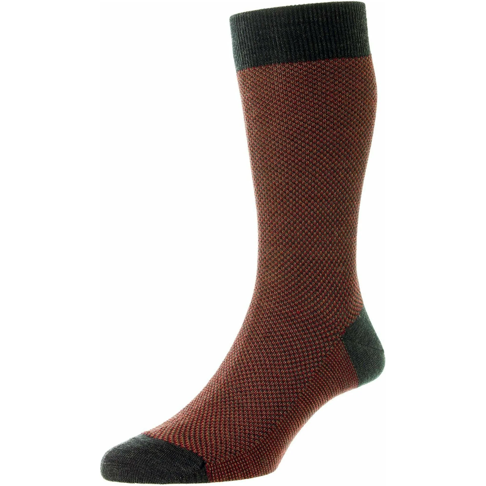 Blenheim 3-Color Birdseye Merino Wool Socks - Image 4