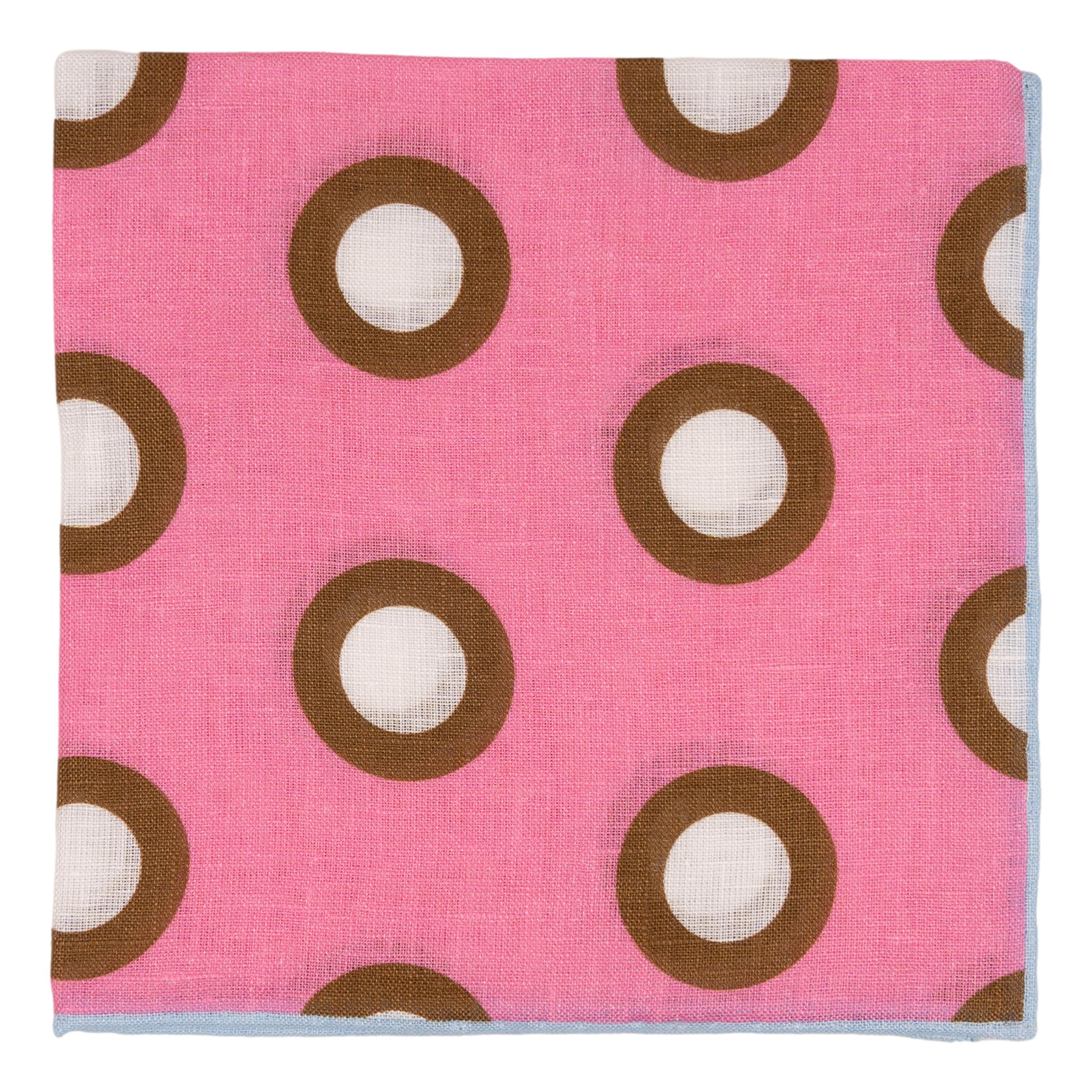Bullseye Linen Pocket Square - Image 2