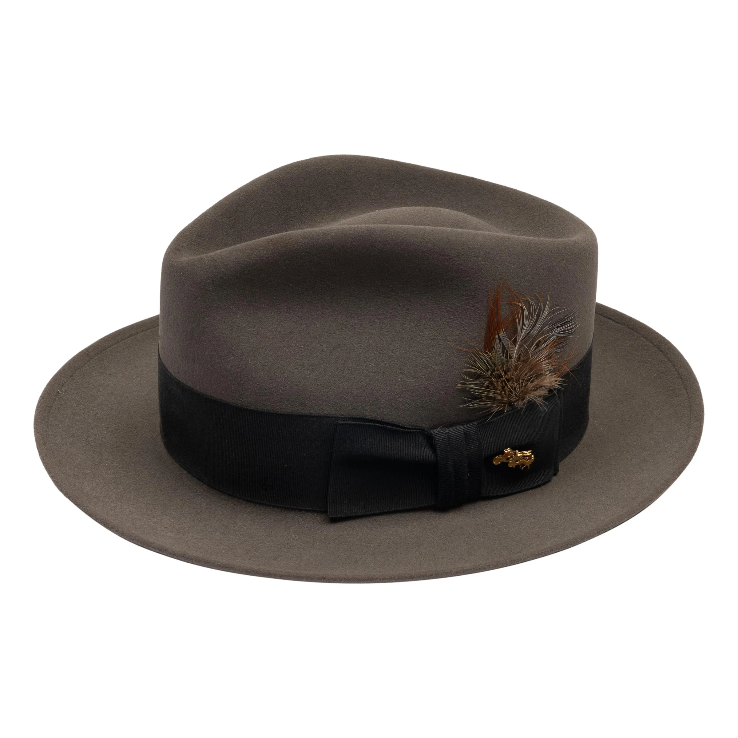 C-Crown Fur Felt Fedora with Welted Edge - Image 3