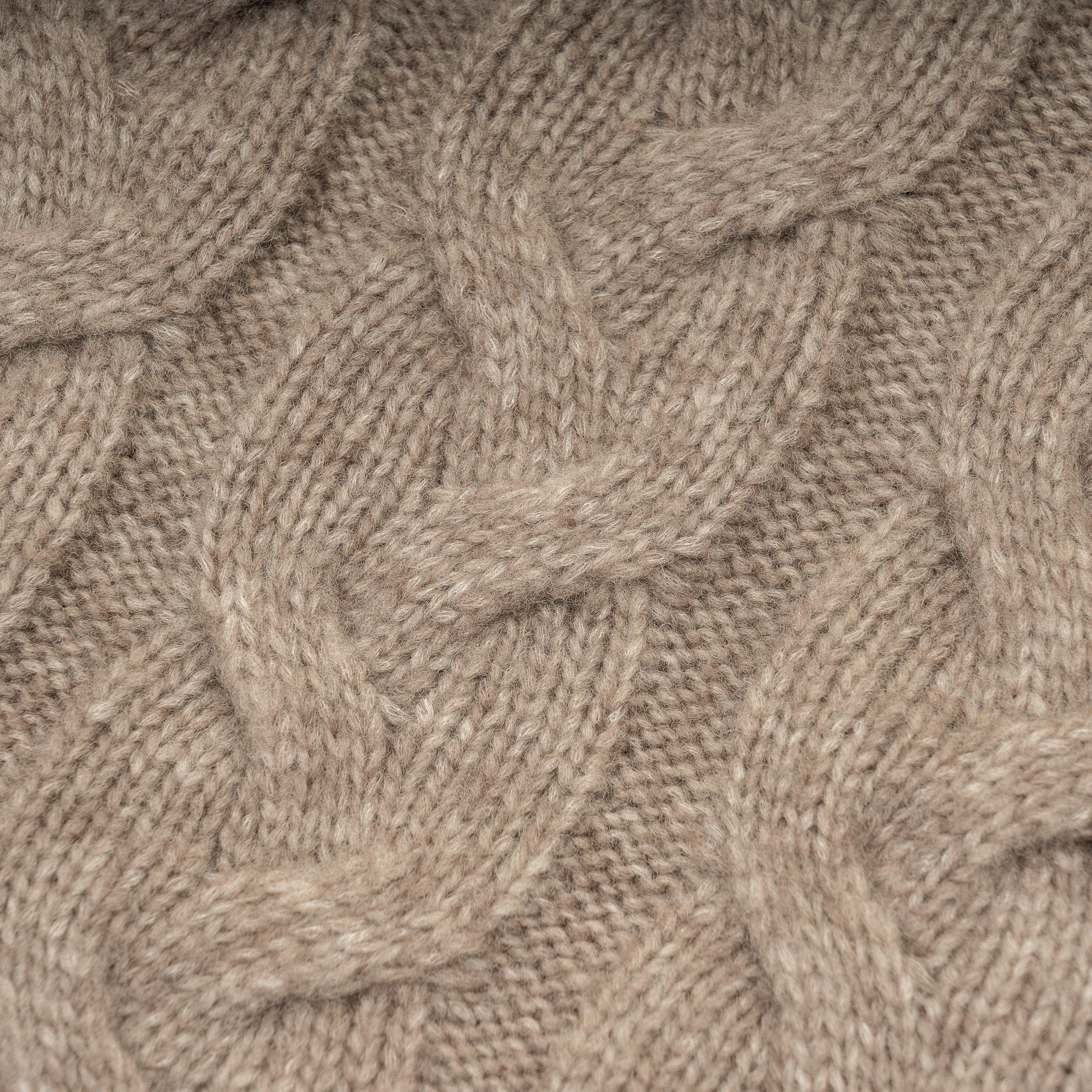 Cable Turtleneck Geelong Wool Sweater - Image 2
