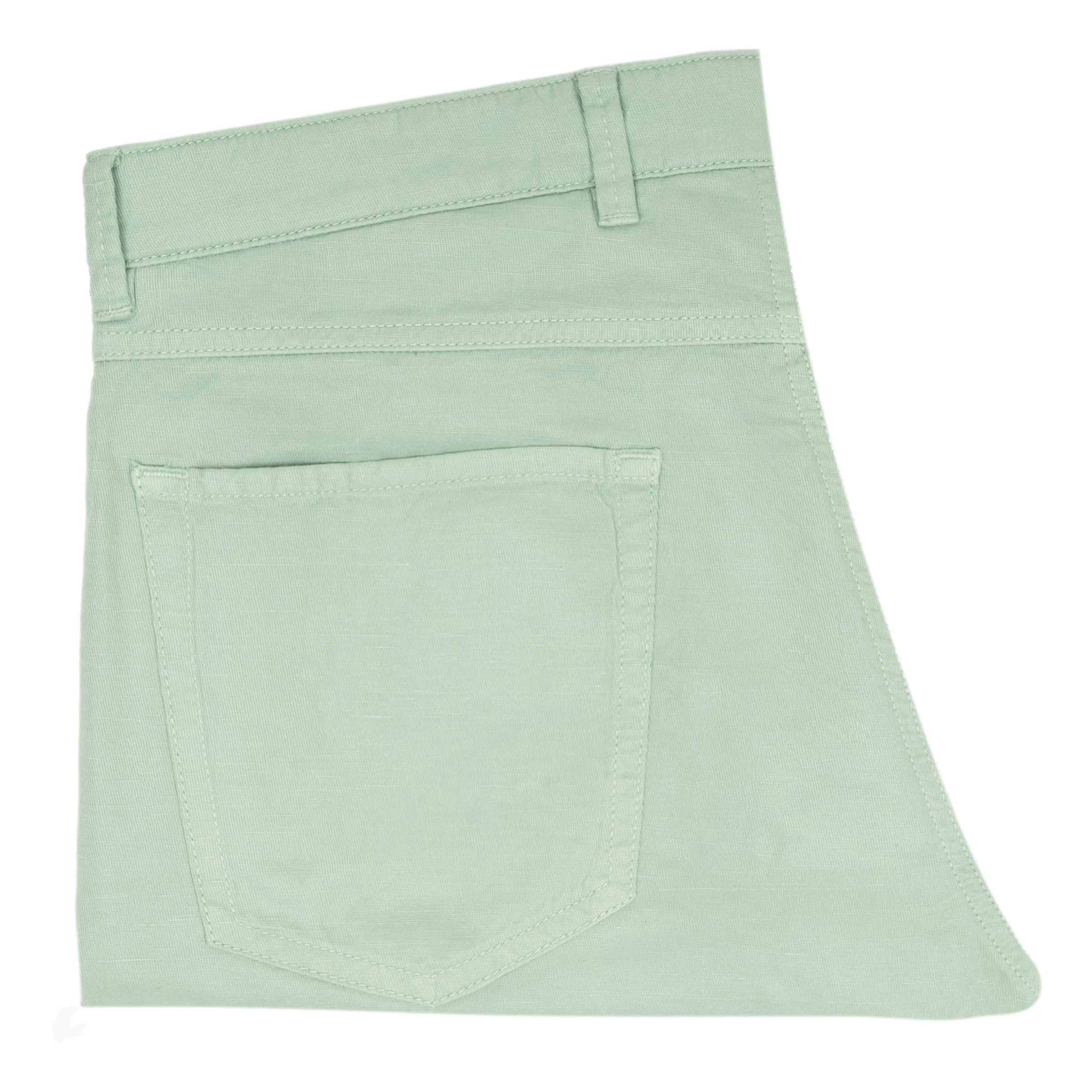 Cambridge Fit 5-Pocket Cotton and Linen Blend Trouser - Image 4