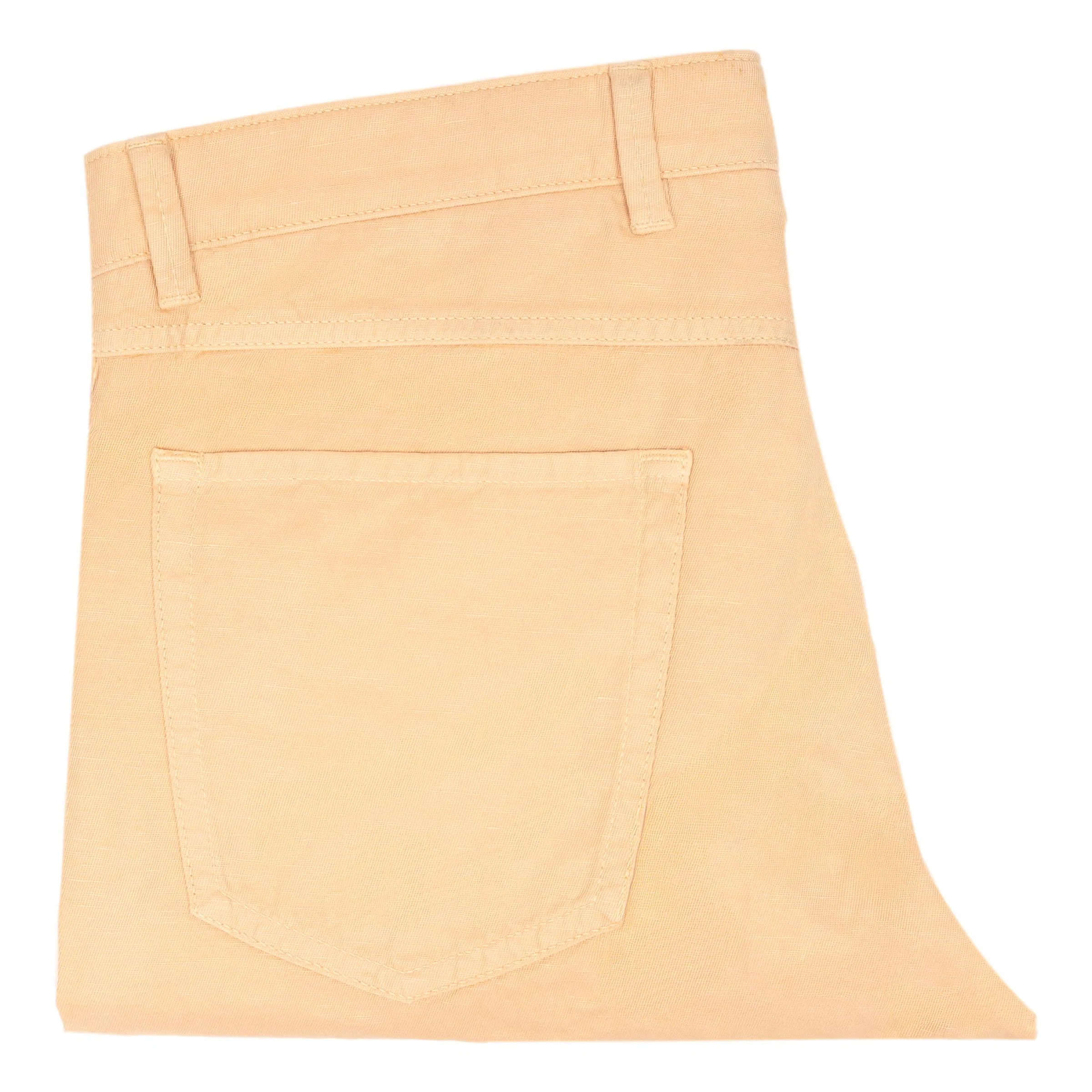 Cambridge Fit 5-Pocket Cotton and Linen Blend Trouser - Image 6