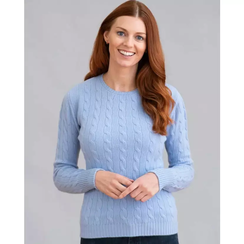 Candice Crew Neck Cashmere Sweater - Image 4