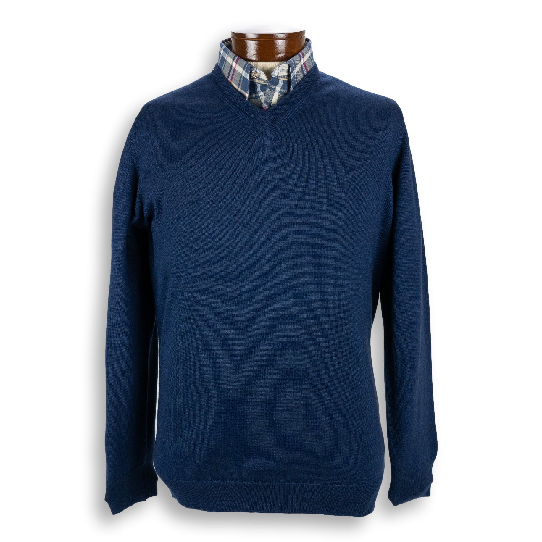 Cashmere and Silk Blend V-Neck Sweater - Image 3
