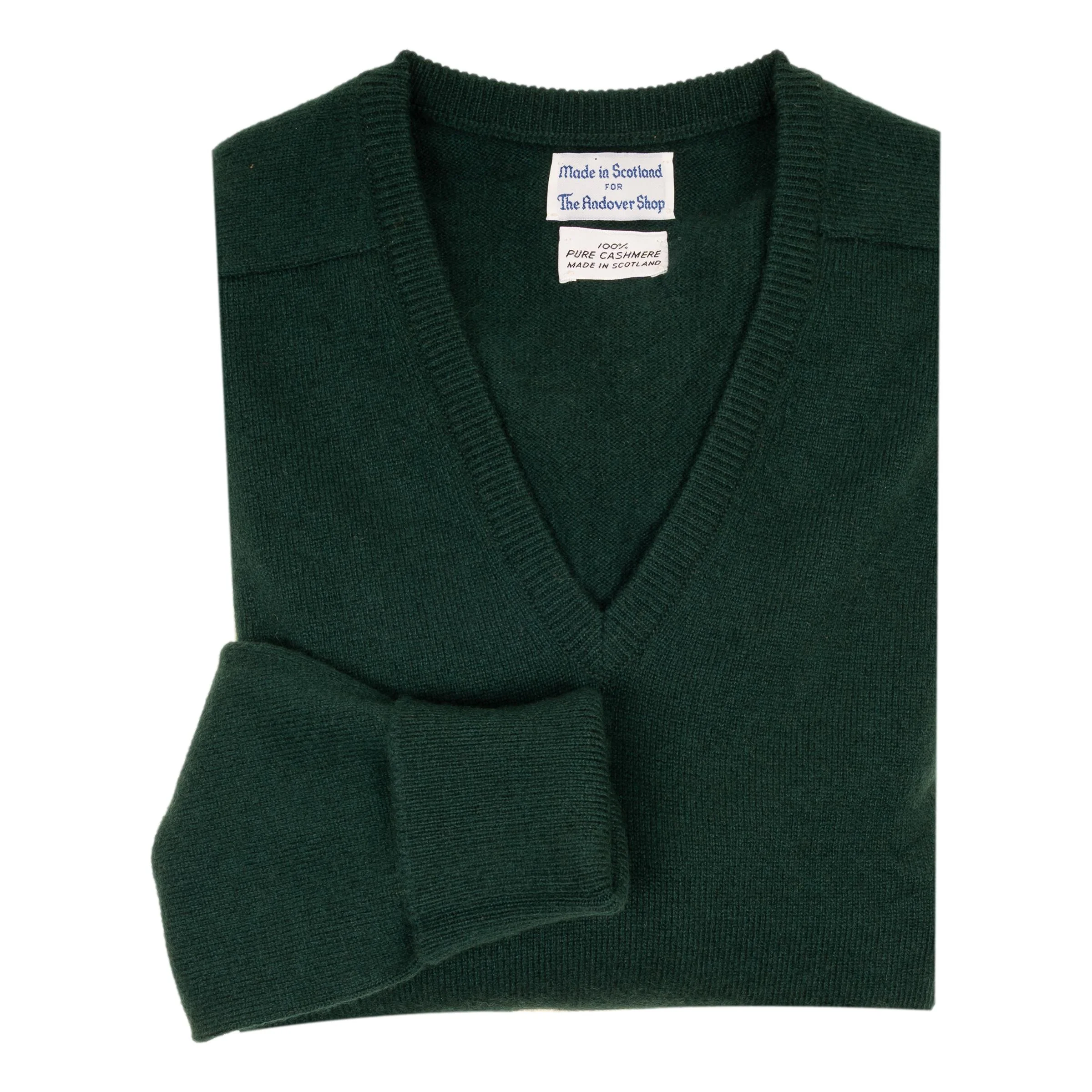 Cashmere V-Neck Sweater - Image 3
