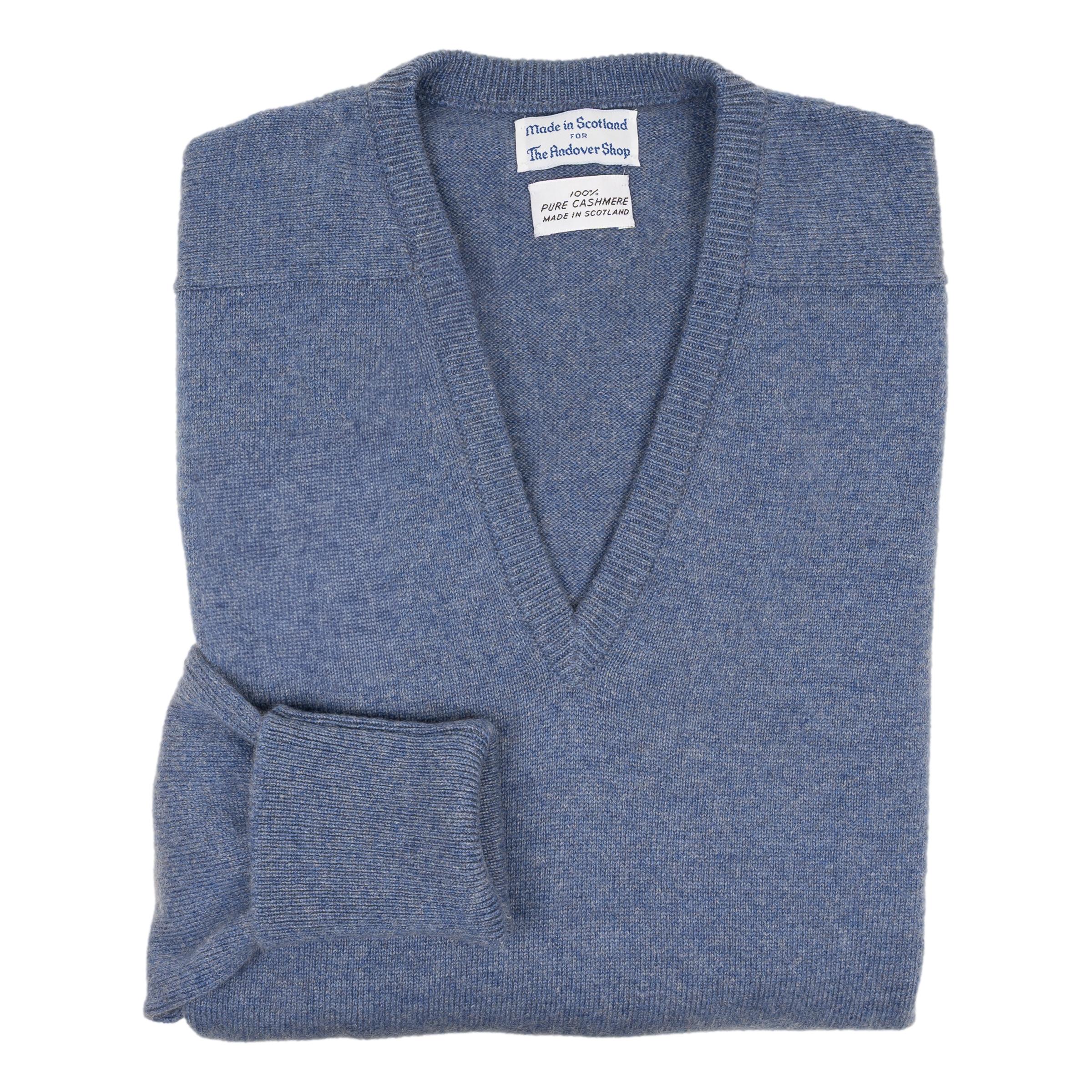 Cashmere V-Neck Sweater - Image 4