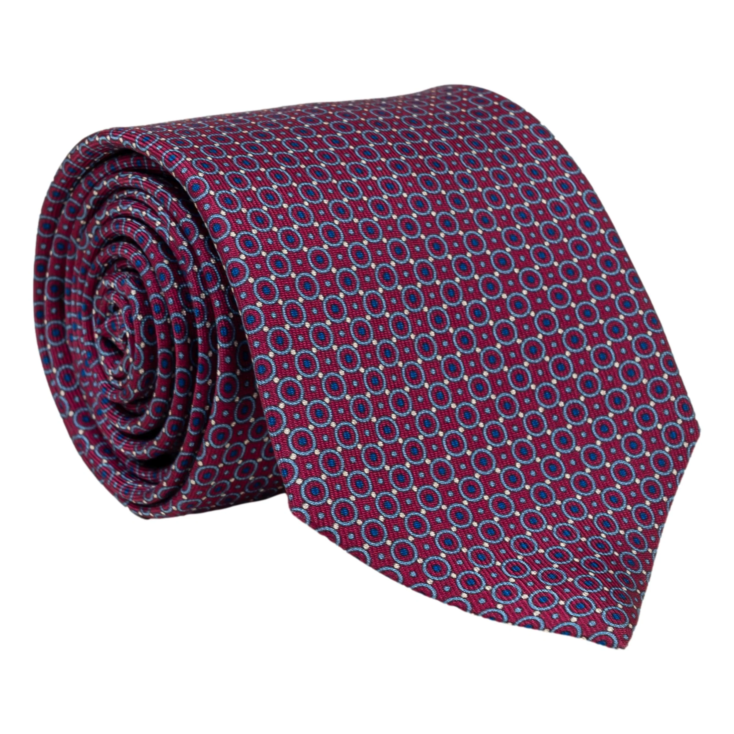 Cerchio Patterned Silk Tie - Image 2