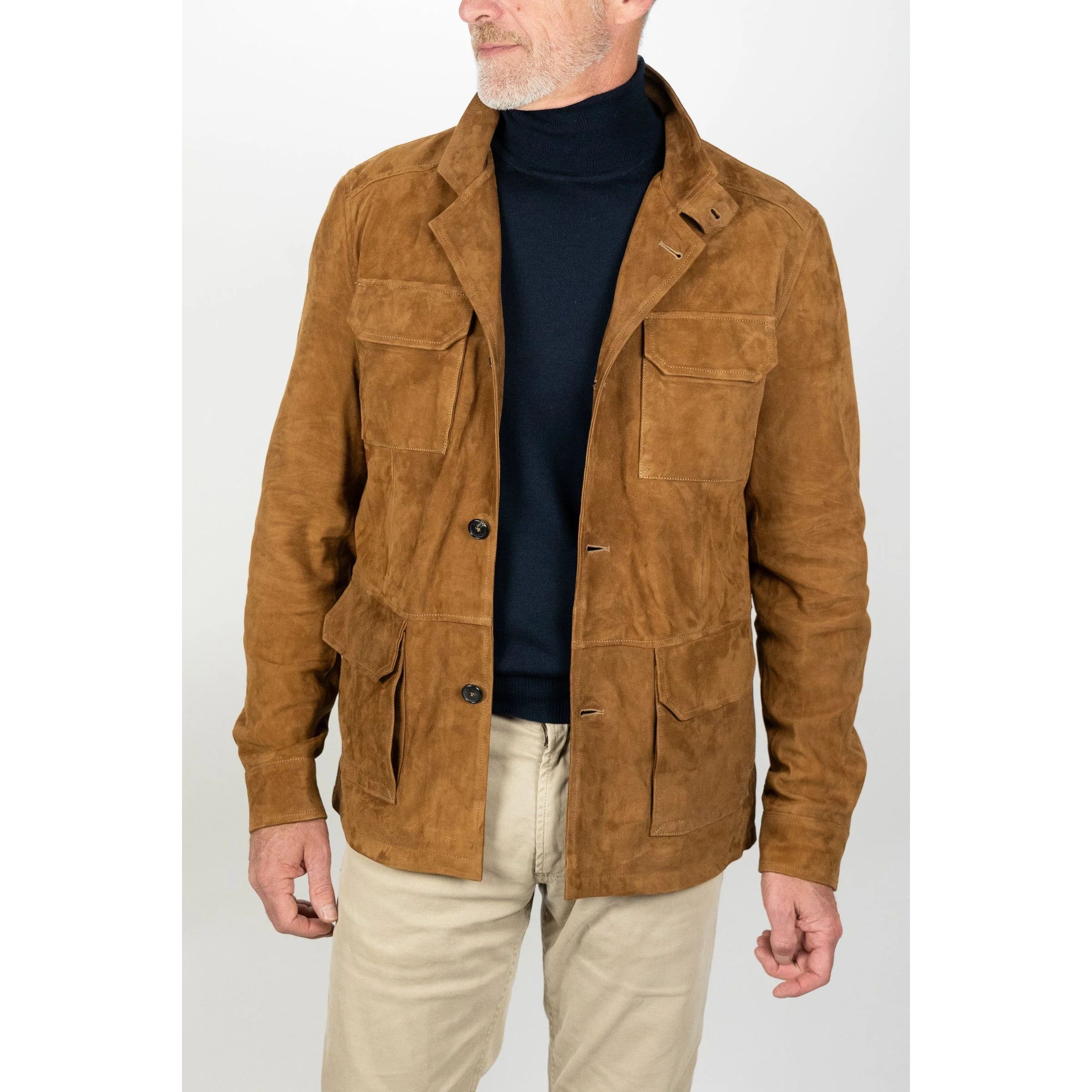 Chianti Suede Field Jacket - Image 2