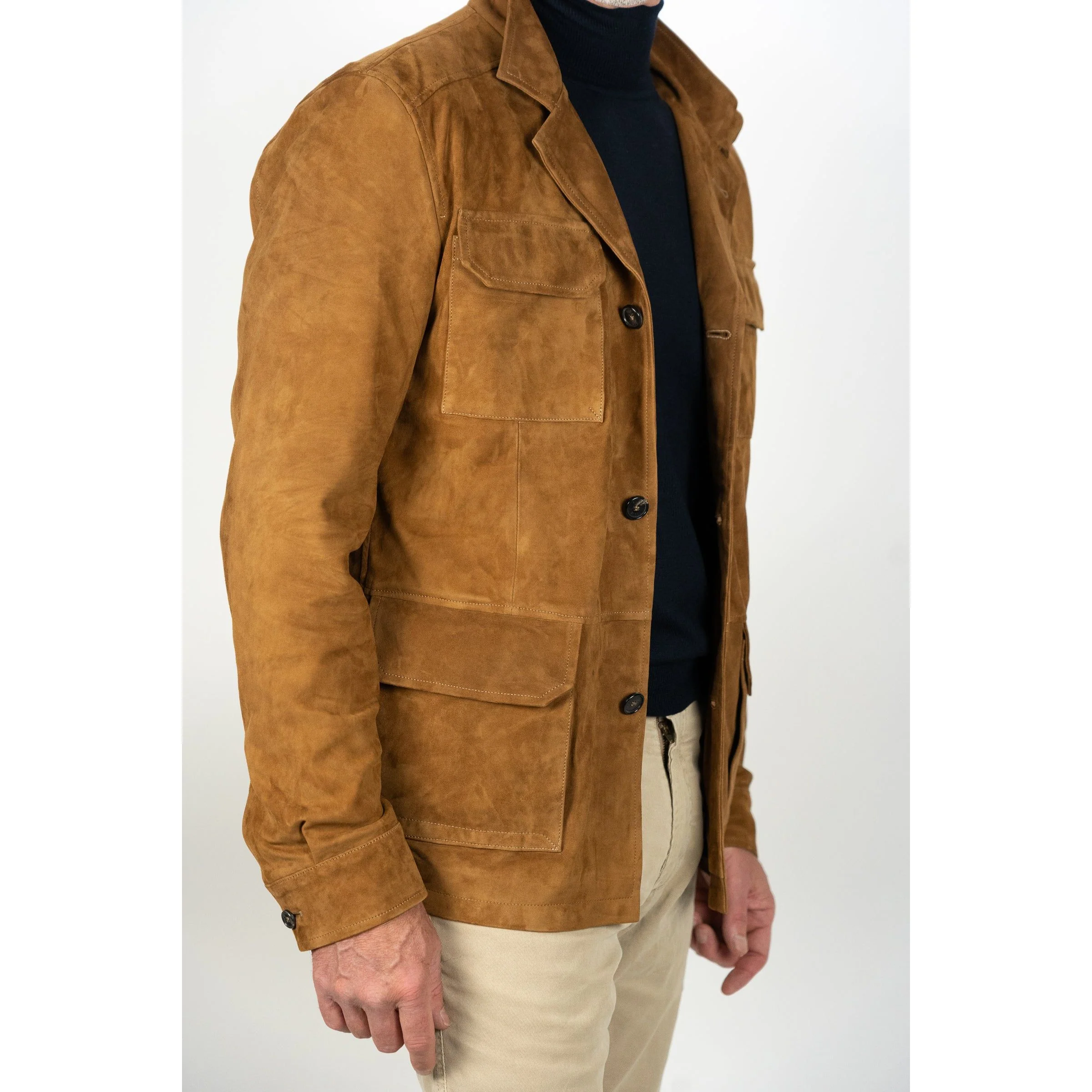 Chianti Suede Field Jacket - Image 3