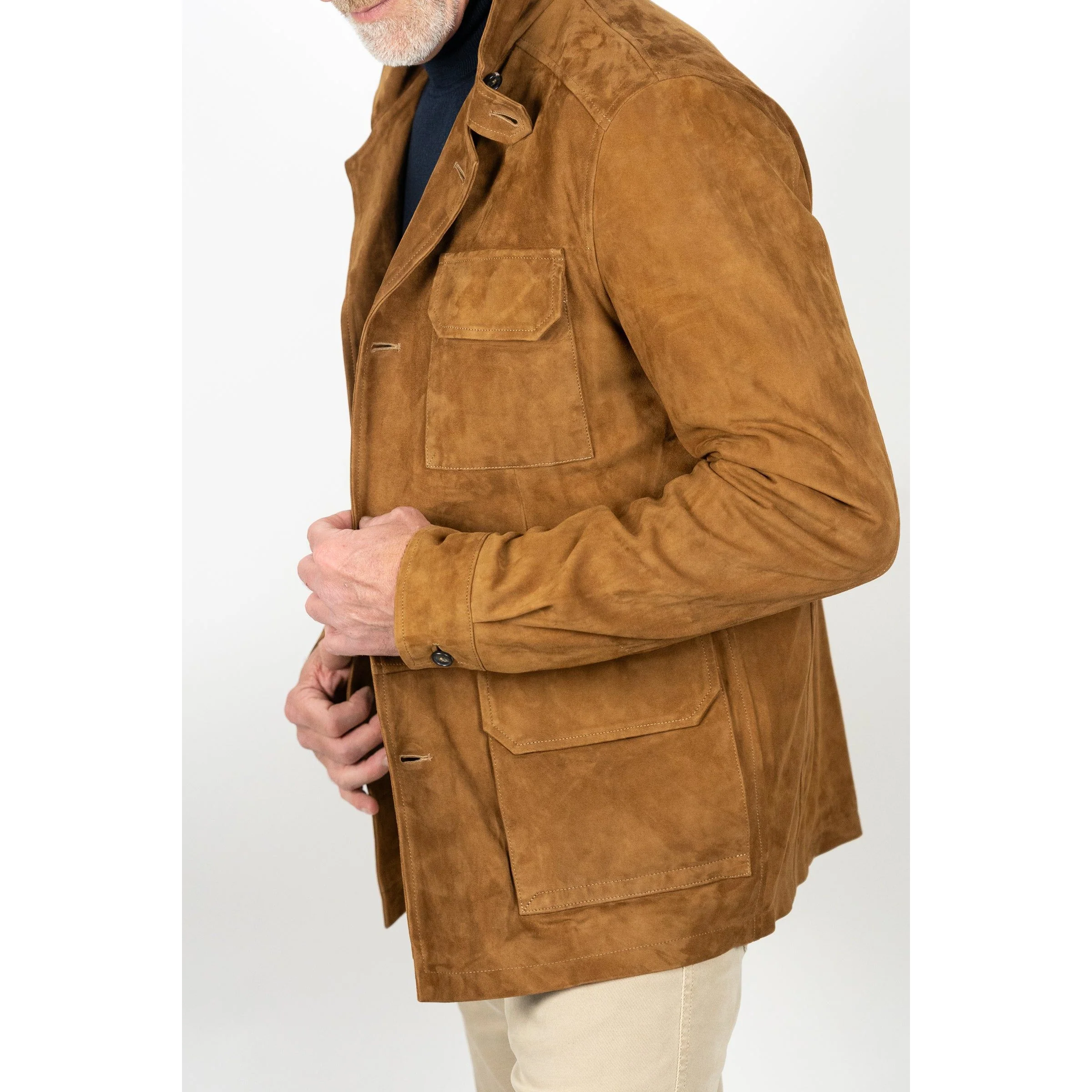Chianti Suede Field Jacket - Image 6