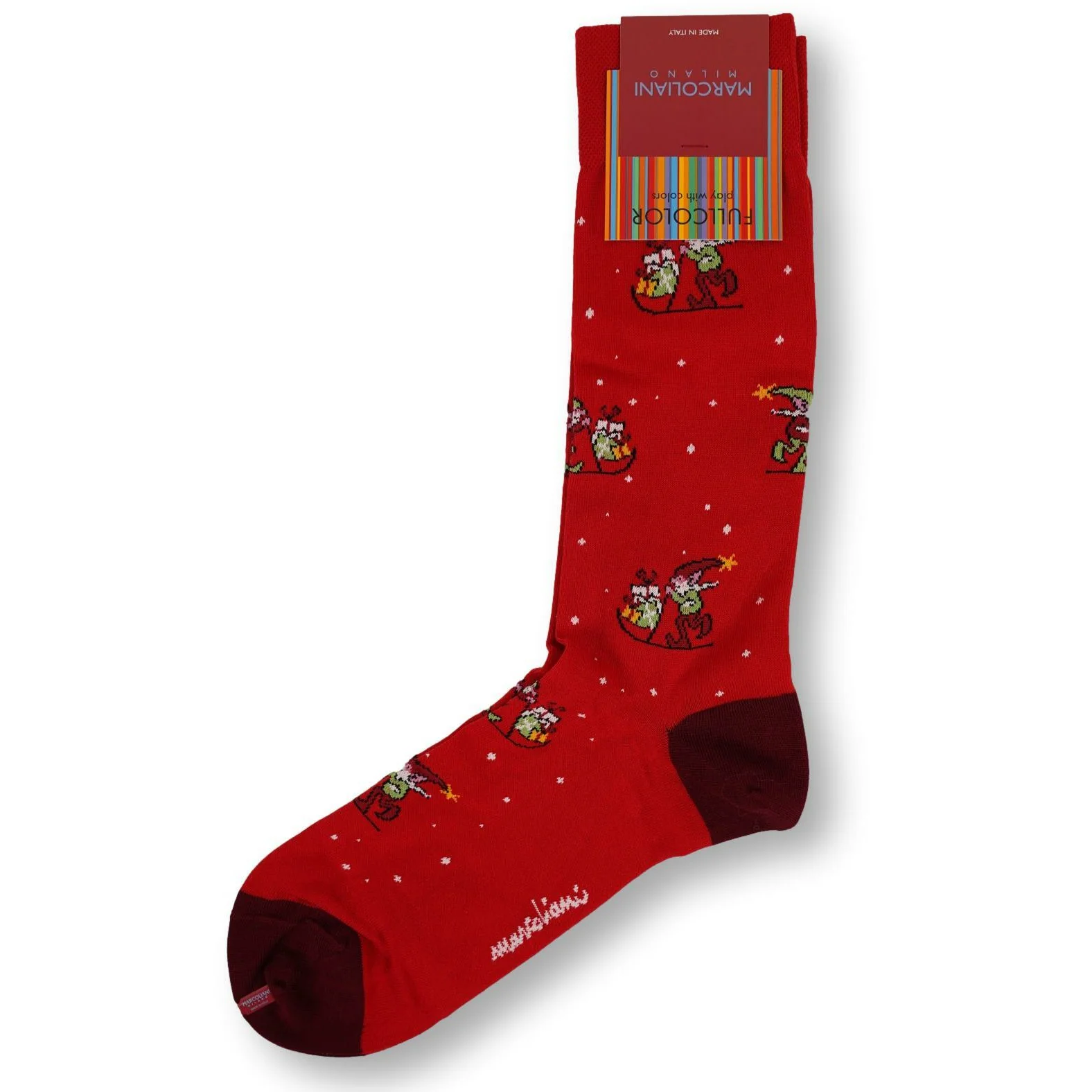 Christmas Elf Cotton Dress Sock - Image 2