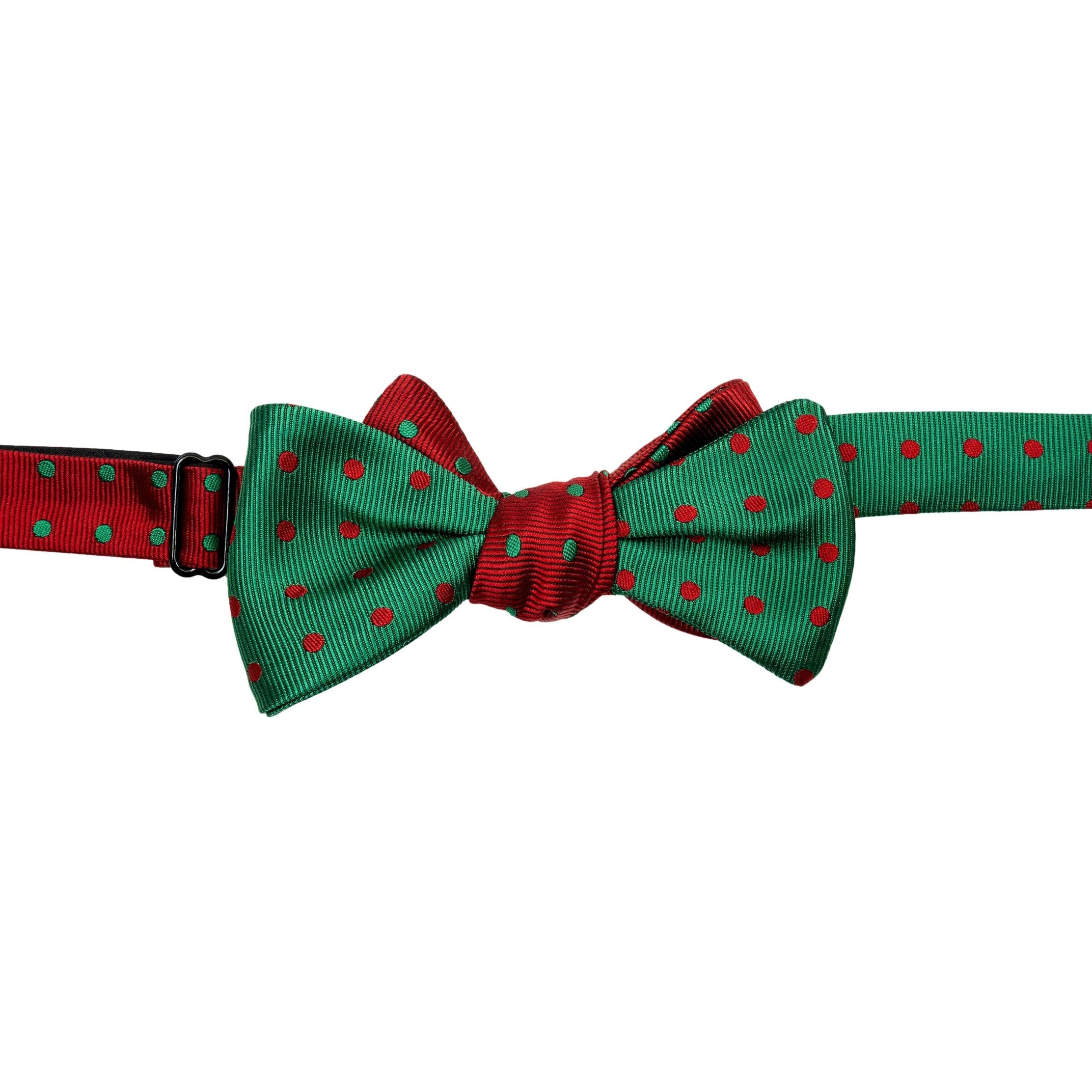 Christmas Polka Dot Bow Tie - Image 5