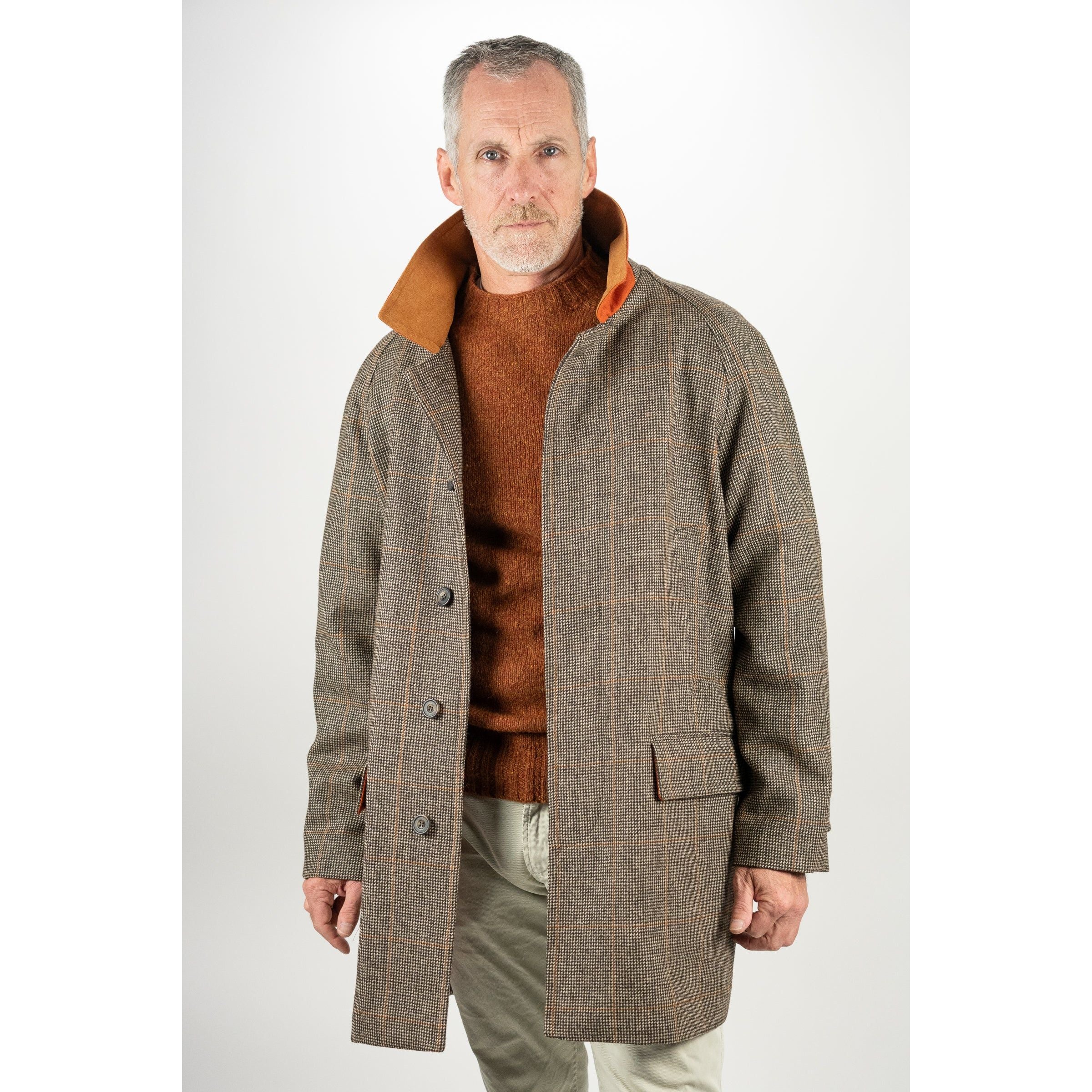 Chrysalis New Quantock Tweed Walking Coat - Image 3