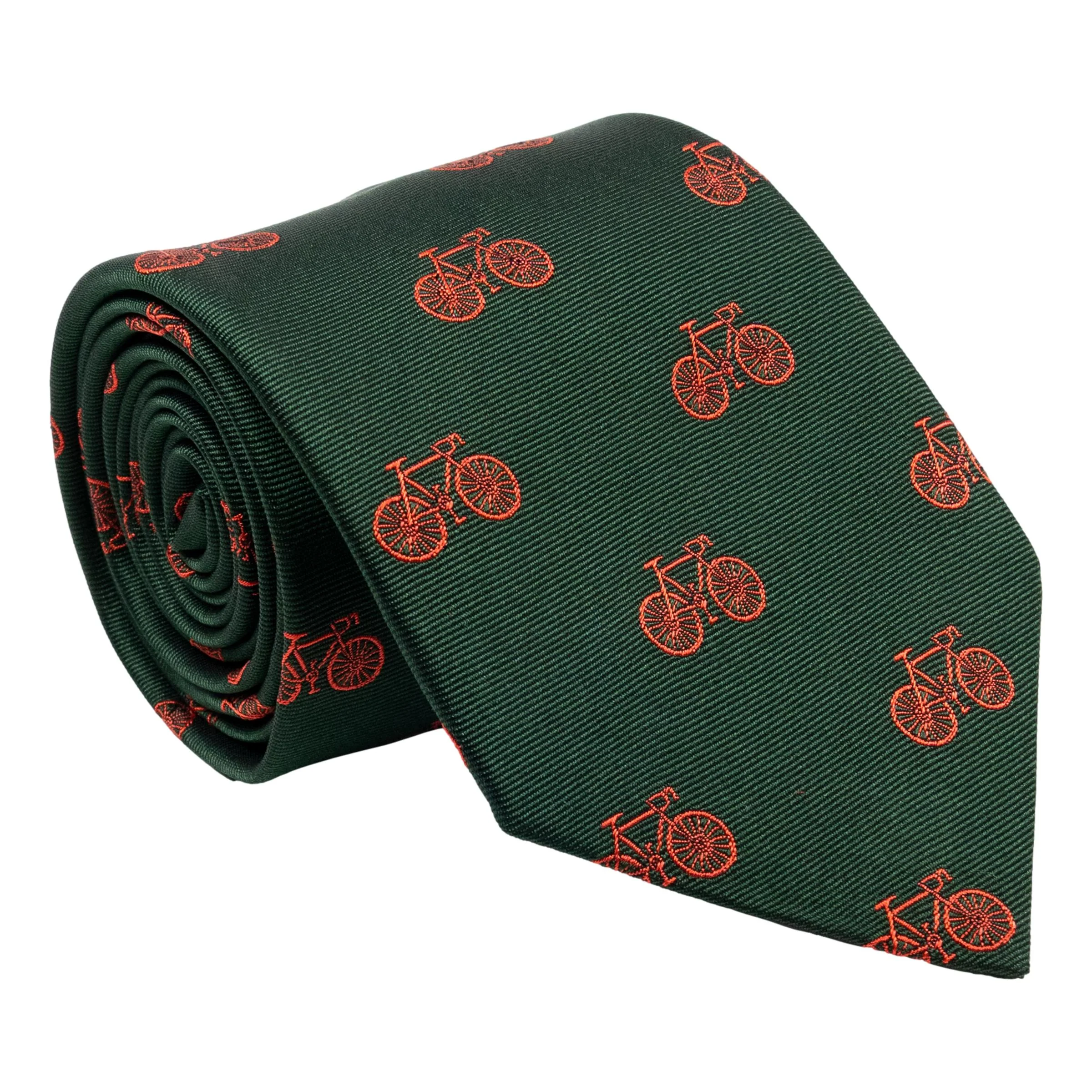 City Bicycle Silk Tie - Image 2