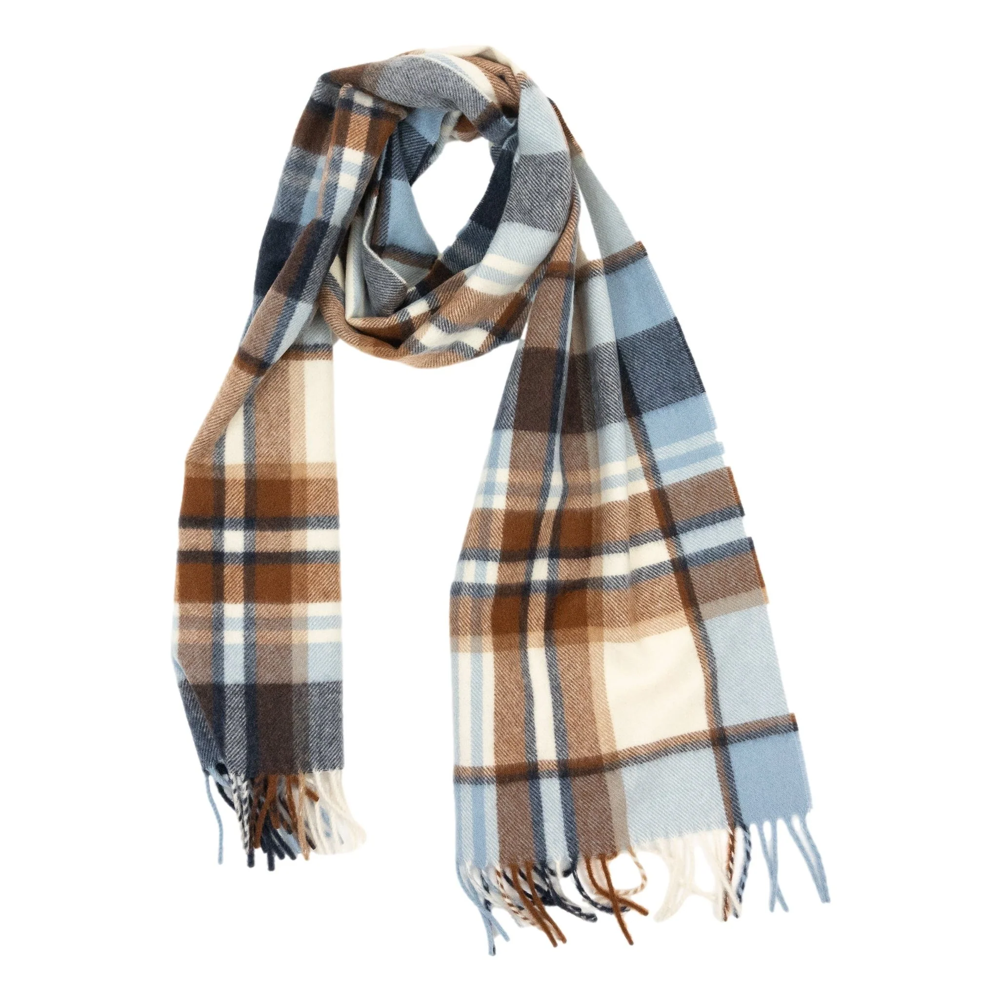 Classic 100% Plaid Cashmere Scarf - Image 8