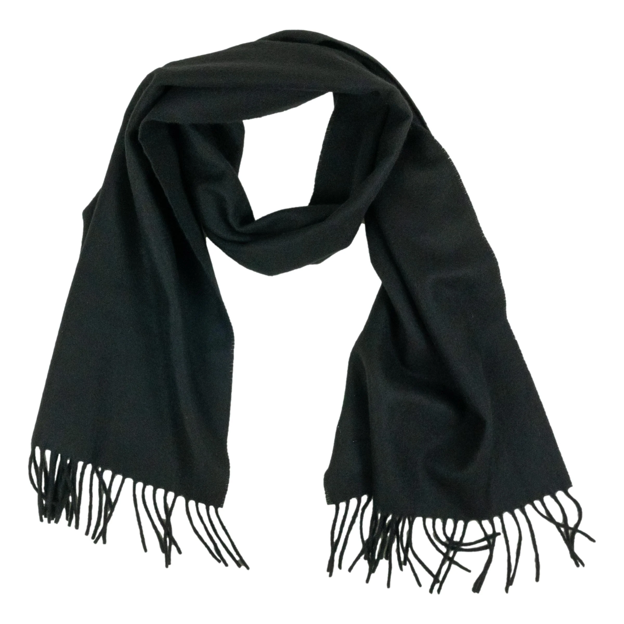 Classic 100% Solid Cashmere Scarf - Image 4