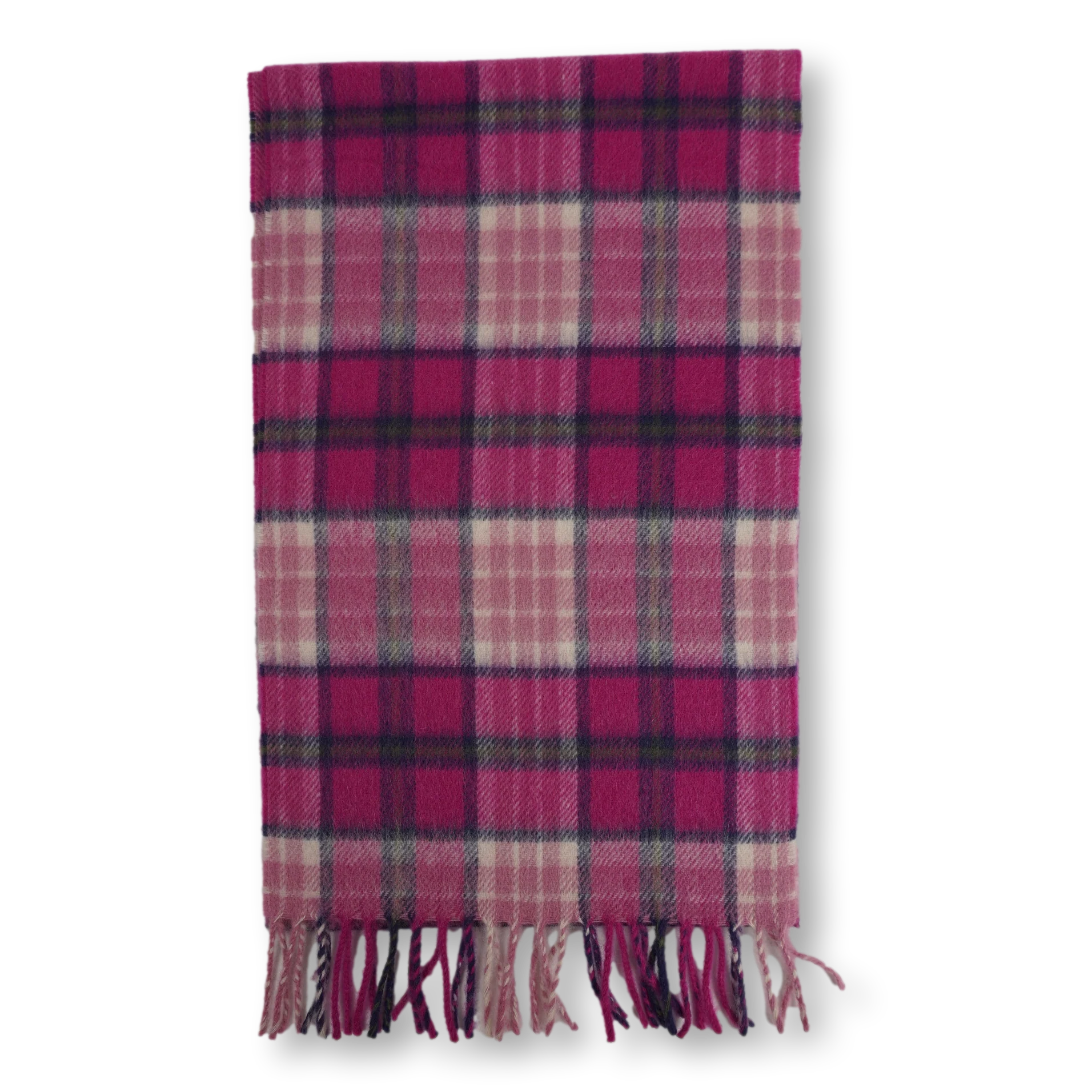 Classic 100% Tartan Cashmere Scarf - Image 5