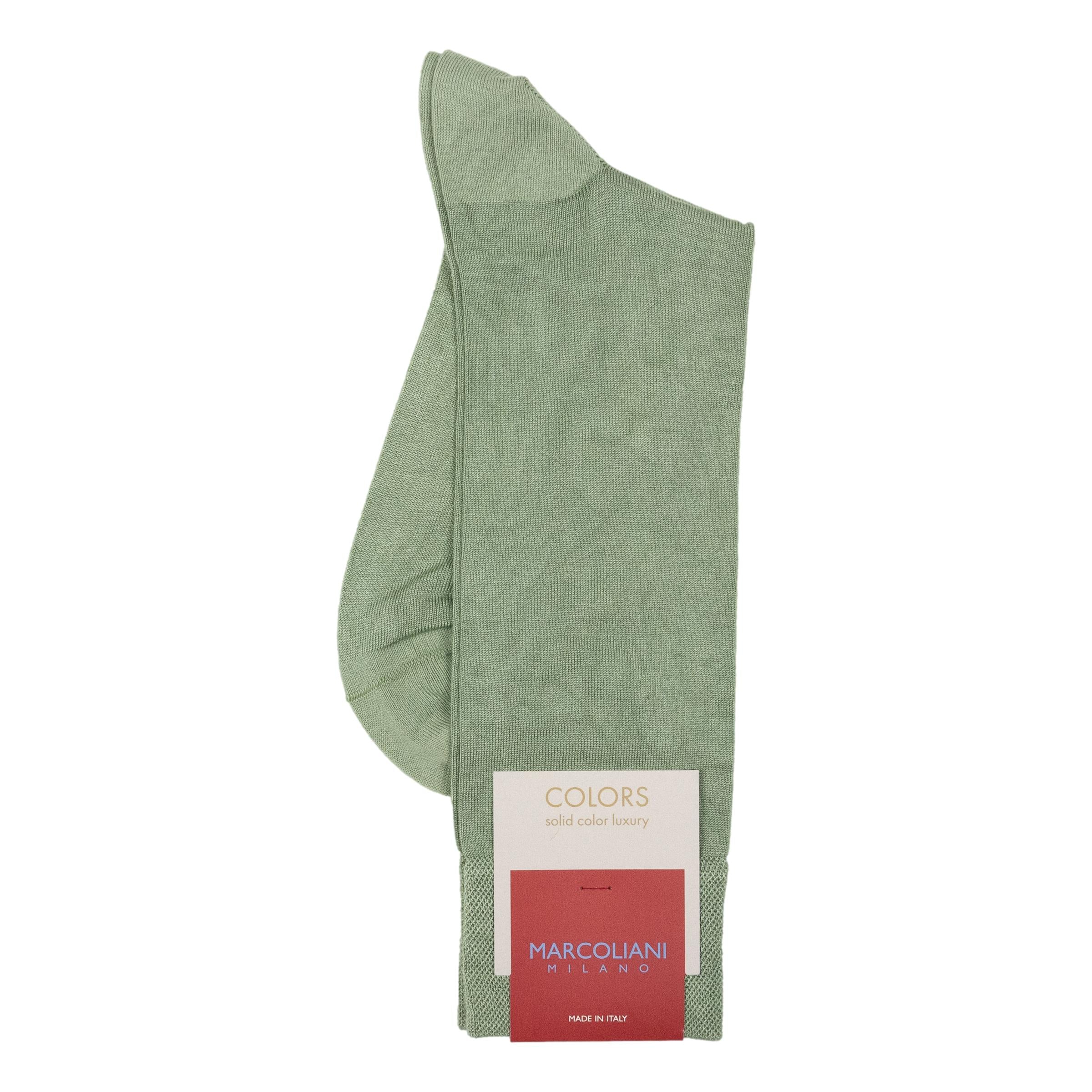 Classic Plain Modal Mid-Calf Dress Socks - Image 2