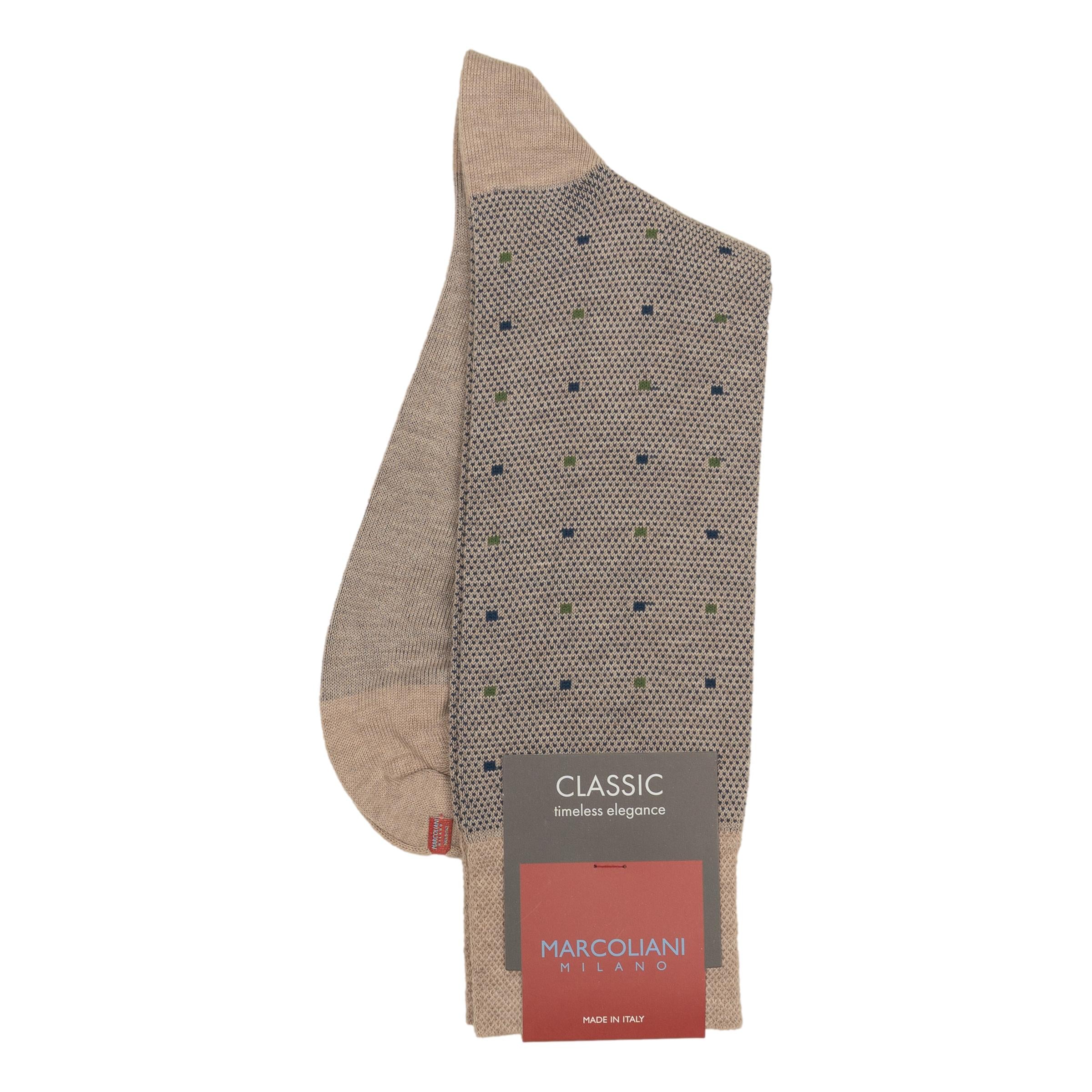 Contemporary Dots Cotton Mid-Calf Dress Sock - Image 2