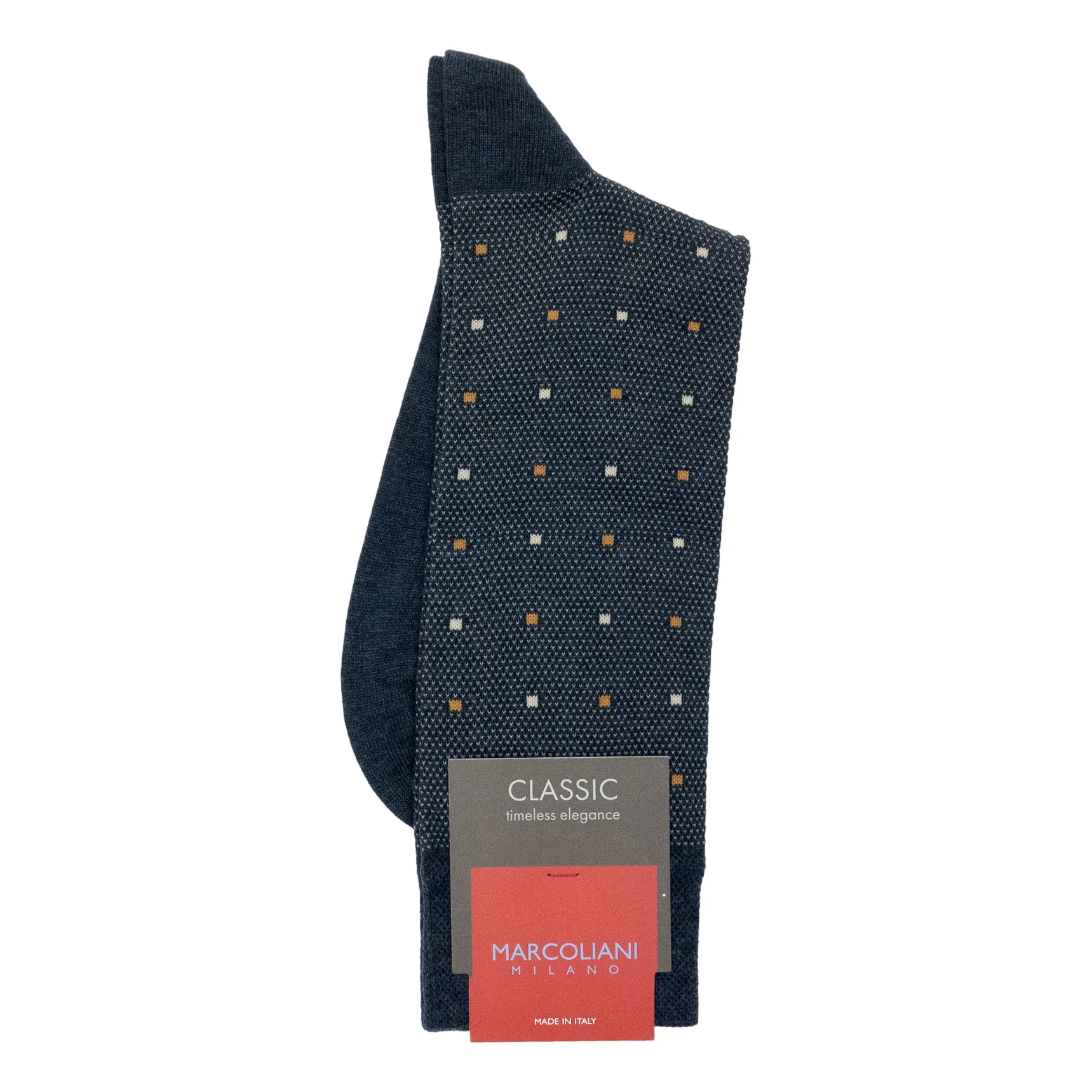 Contemporary Dots Cotton Mid-Calf Dress Sock - Image 3