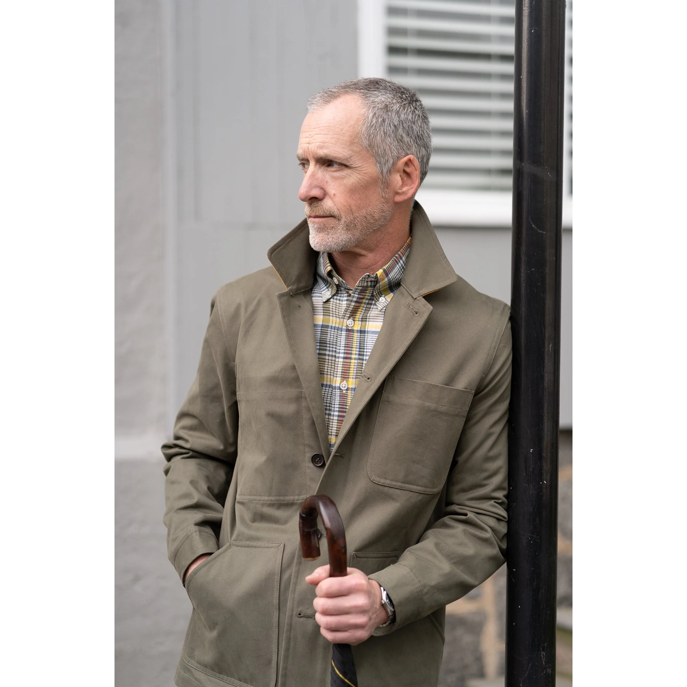 Cotton Twill Work Jacket - Image 3