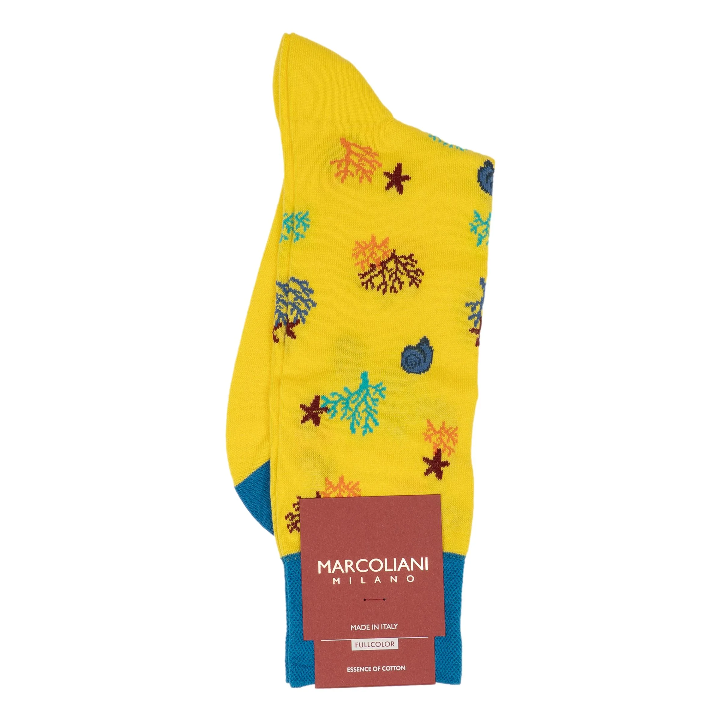 Coral Pima Cotton Mid-Calf Dress Socks - Image 2