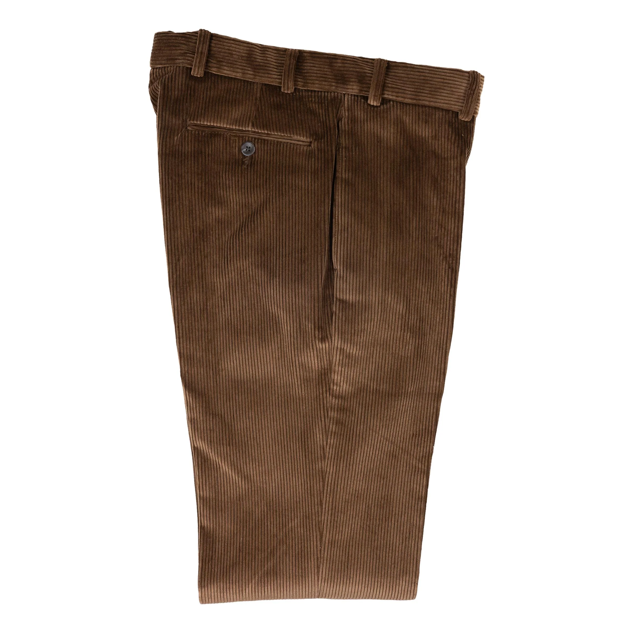 Cambridge Fit Corduroy Plain Front Trouser - Image 3