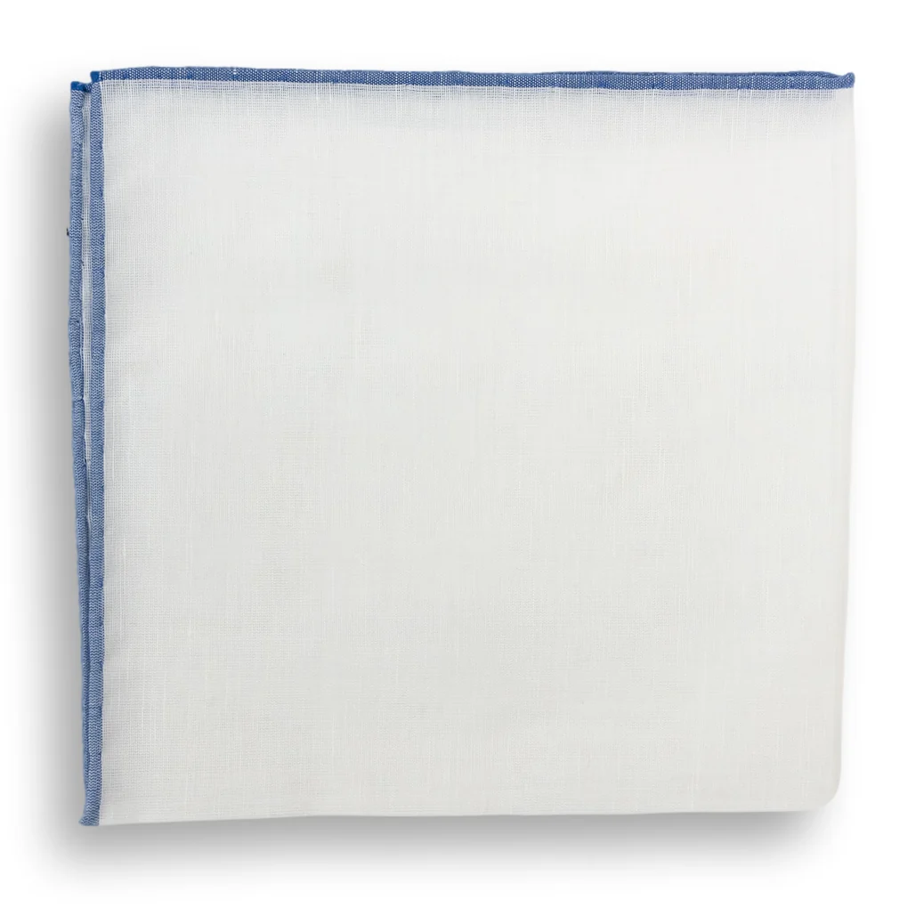 Cotton and Linen Blend Pocket Square - Image 6