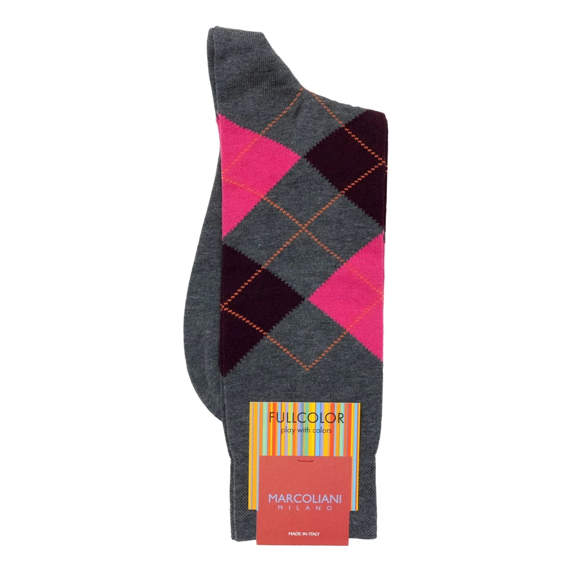 Cotton Argyle Mid-Calf Dress Sock - Image 2