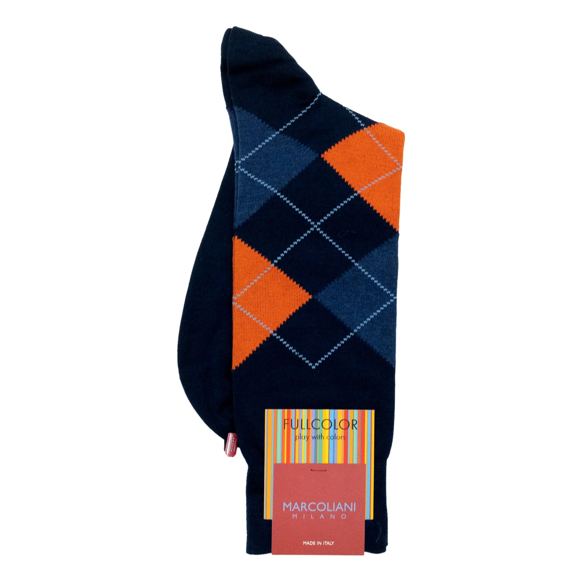 Cotton Argyle Mid-Calf Dress Sock - Image 4